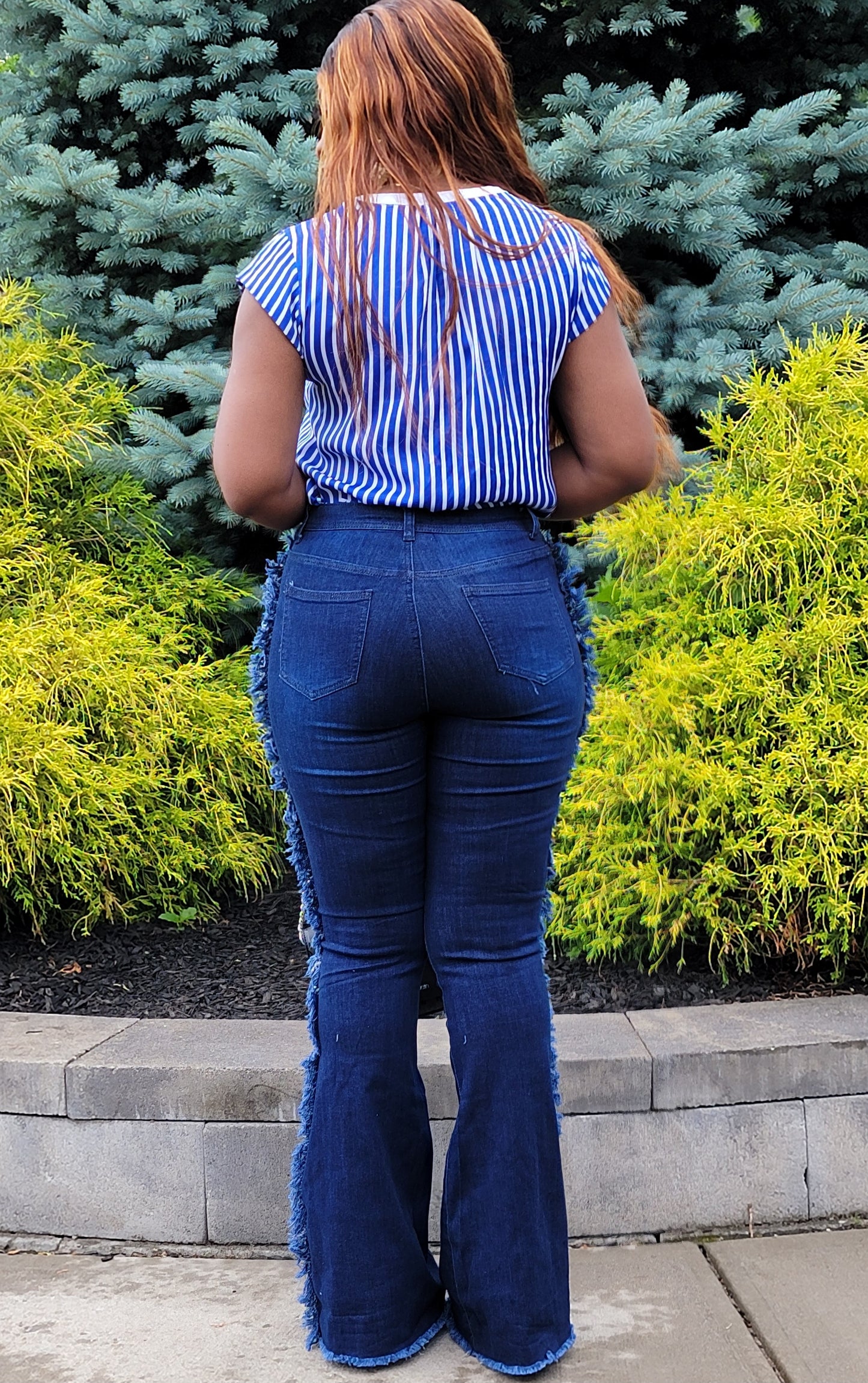 Angel Distressed Bell Jean