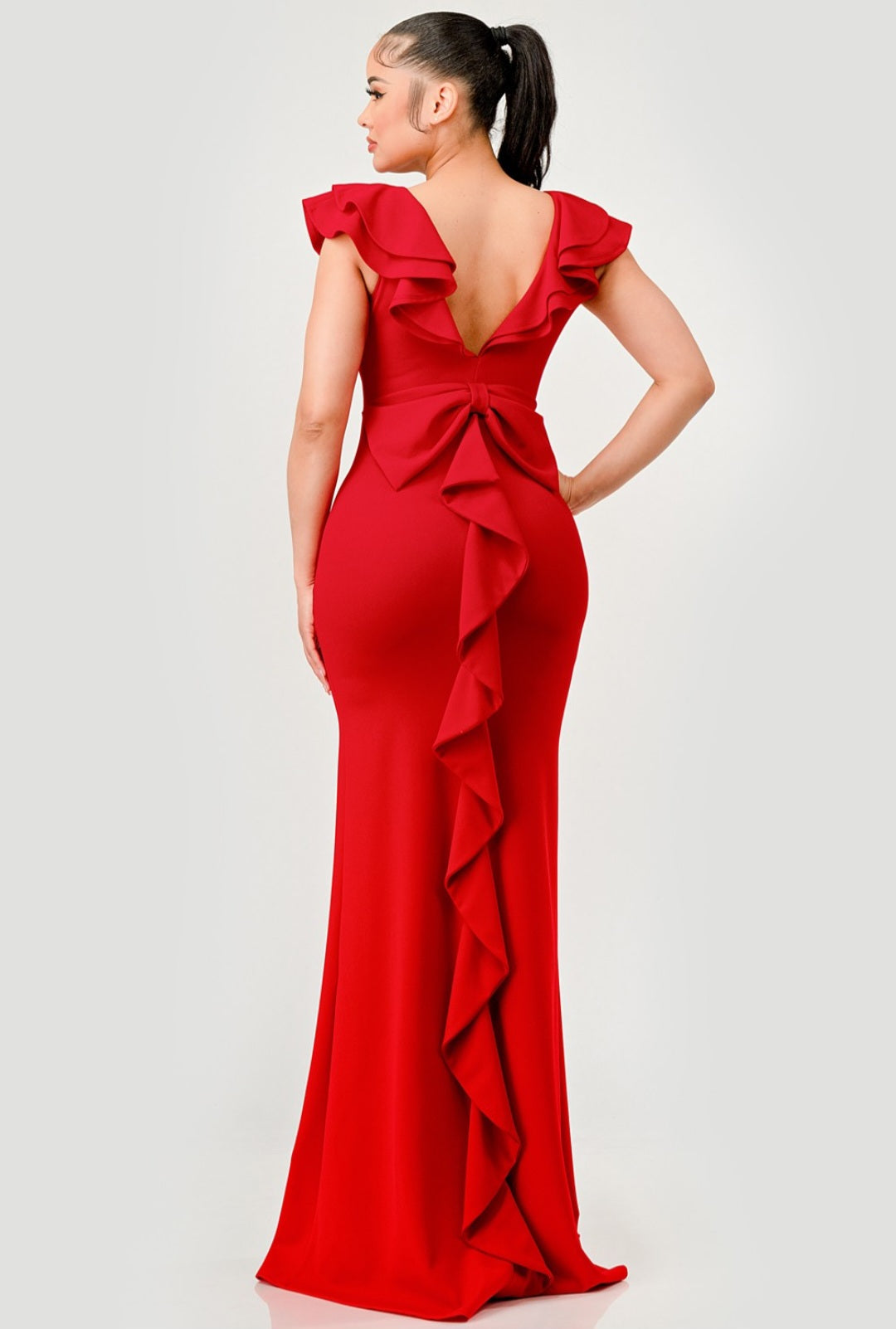Niyaa Dress(Red)