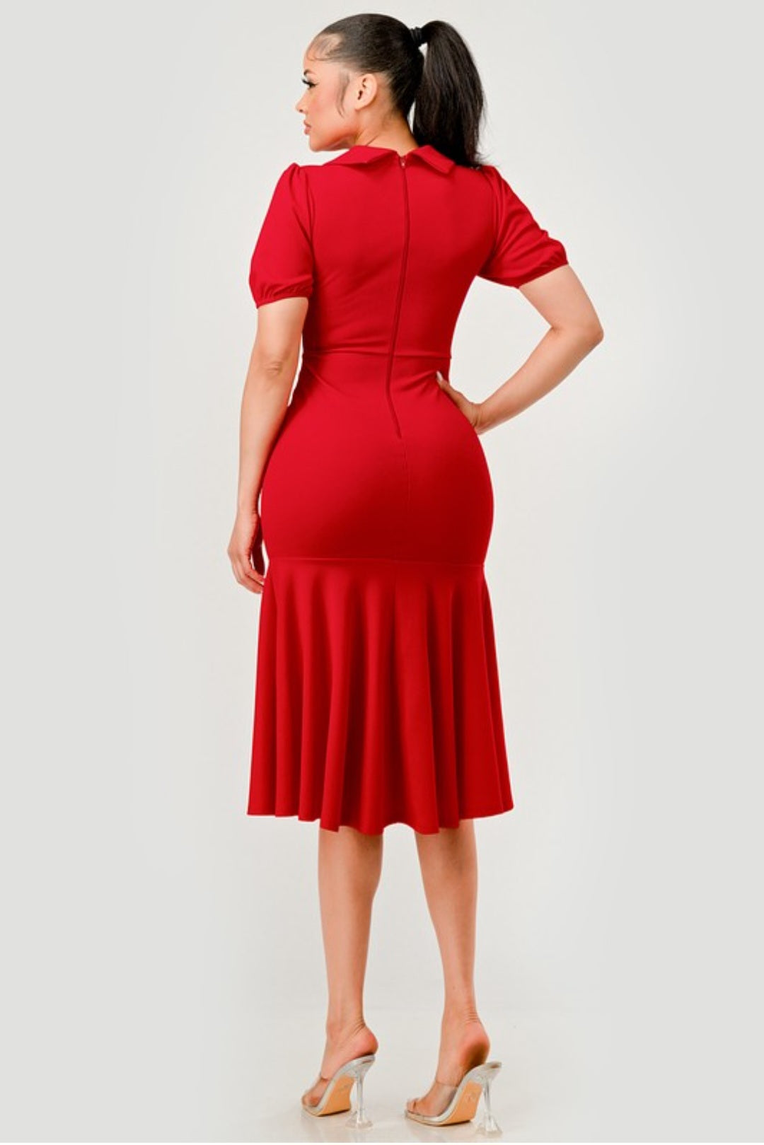 Chic Lifestyle Dress (Red)
