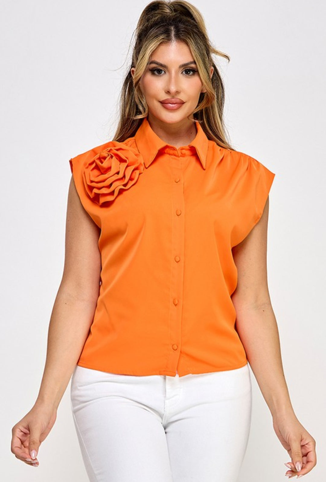 Flower Detail Top