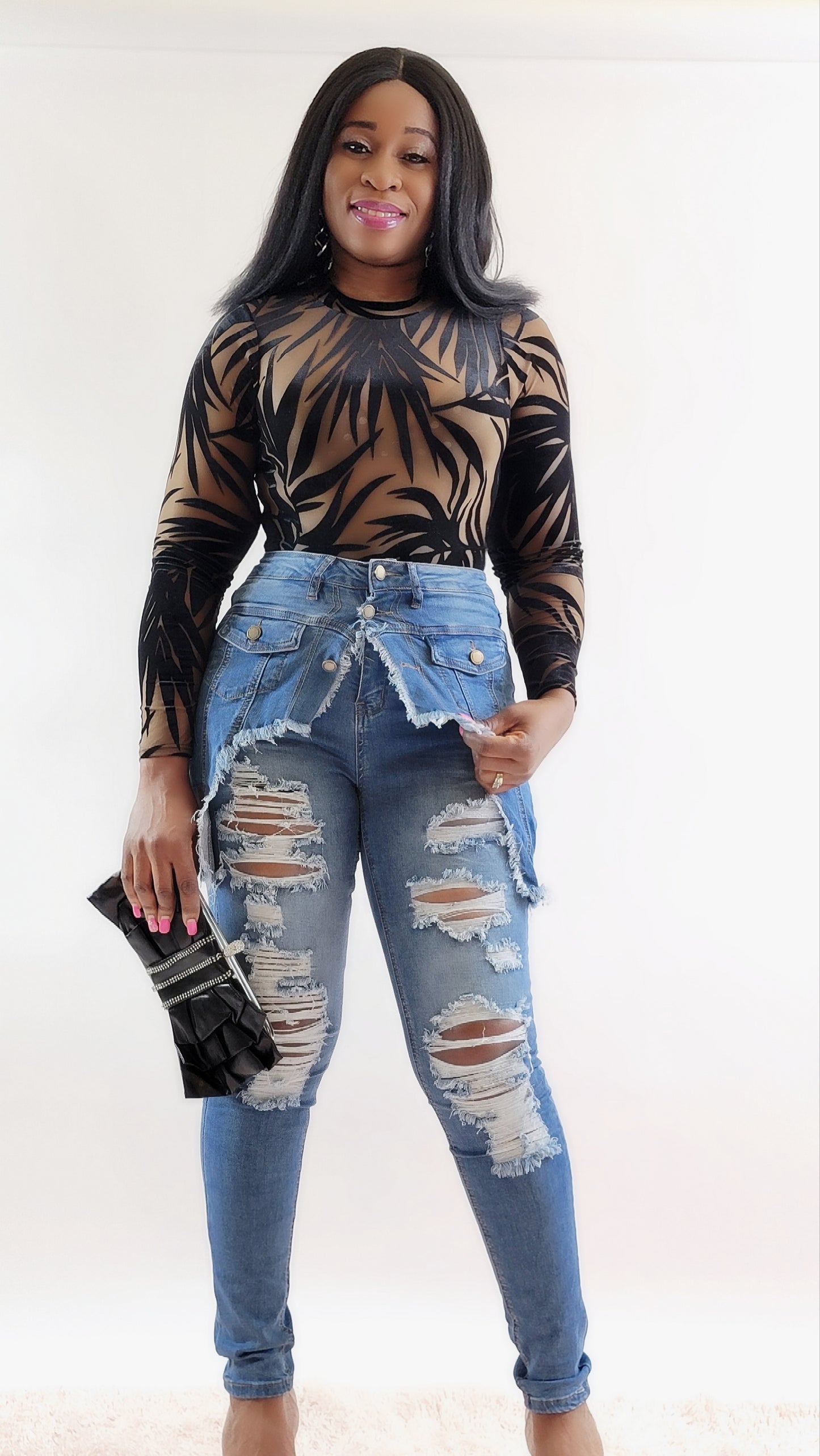 Danniel Stretchy Button Up Jacket Jeans