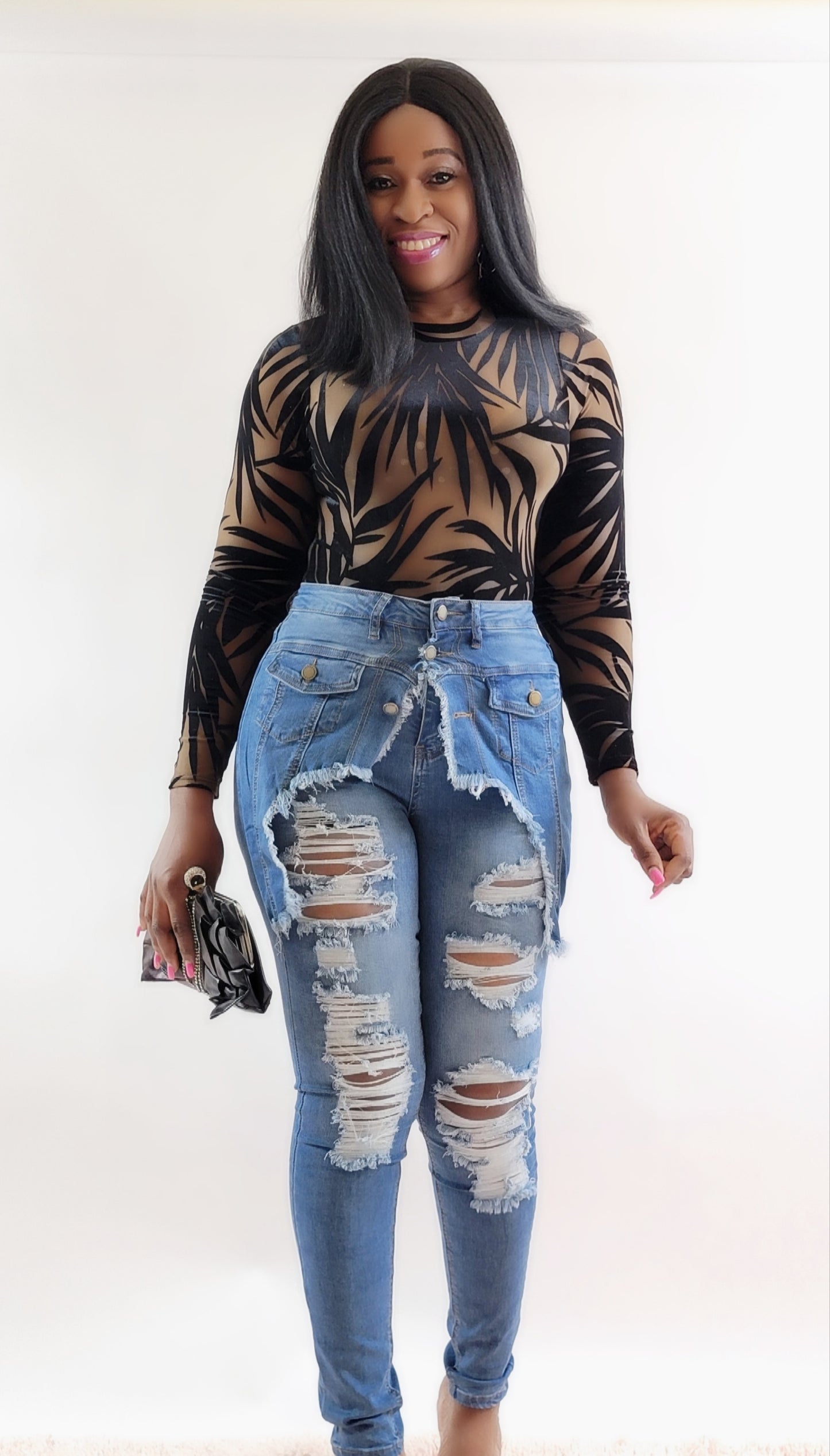 Danniel Stretchy Button Up Jacket Jeans