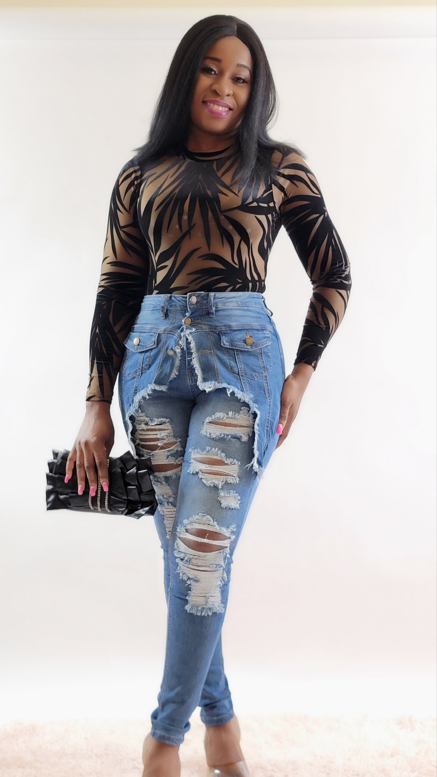 Danniel Stretchy Button Up Jacket Jeans
