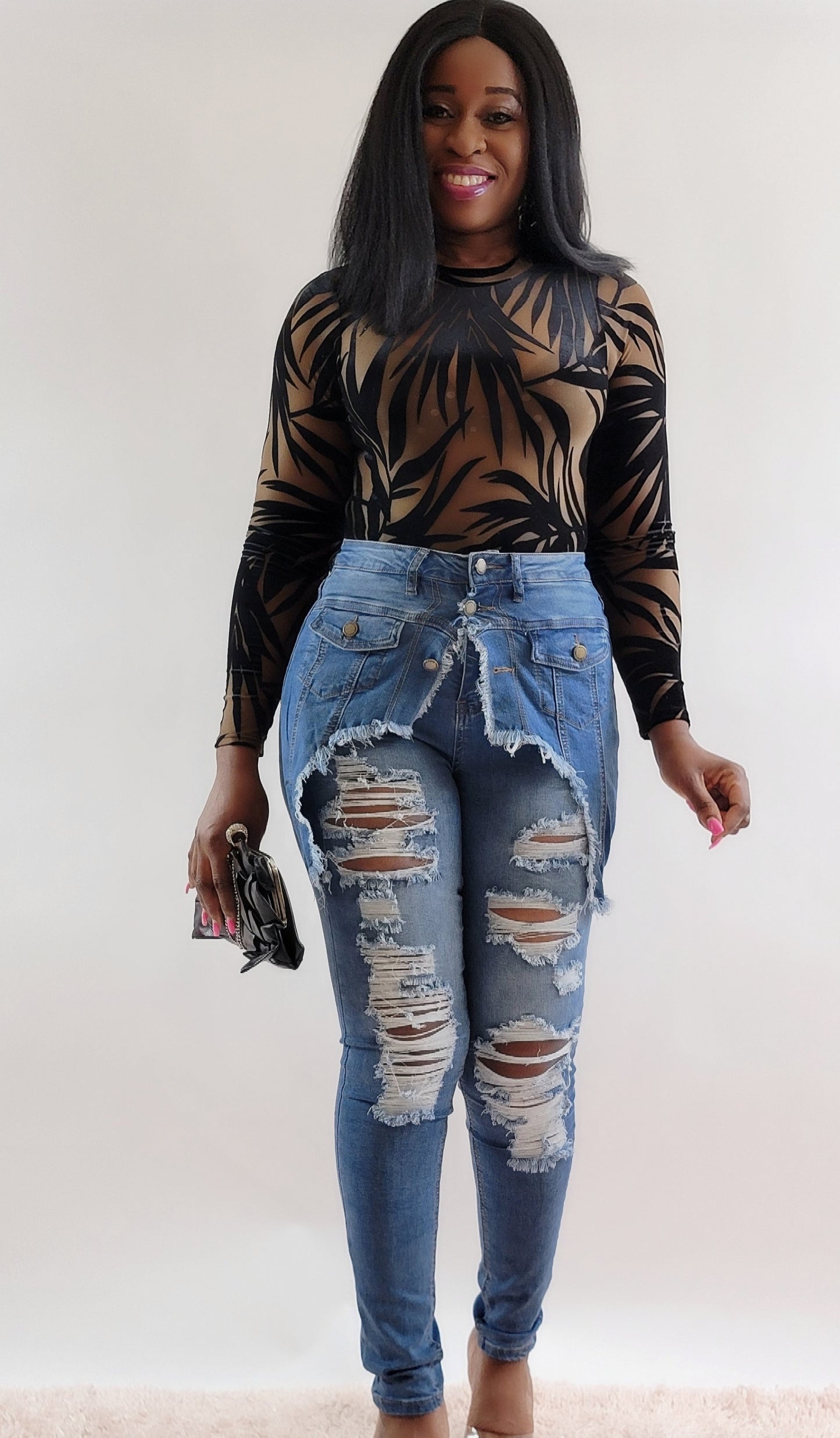 Danniel Stretchy Button Up Jacket Jeans