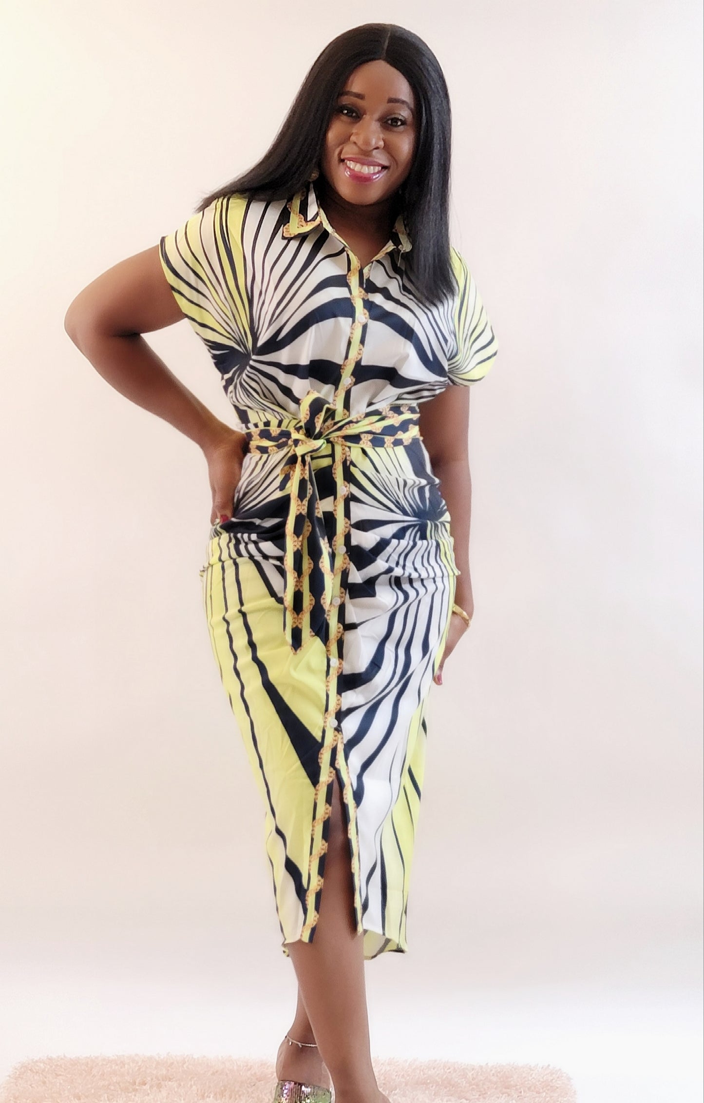 Evergreen Dress ( Lime)