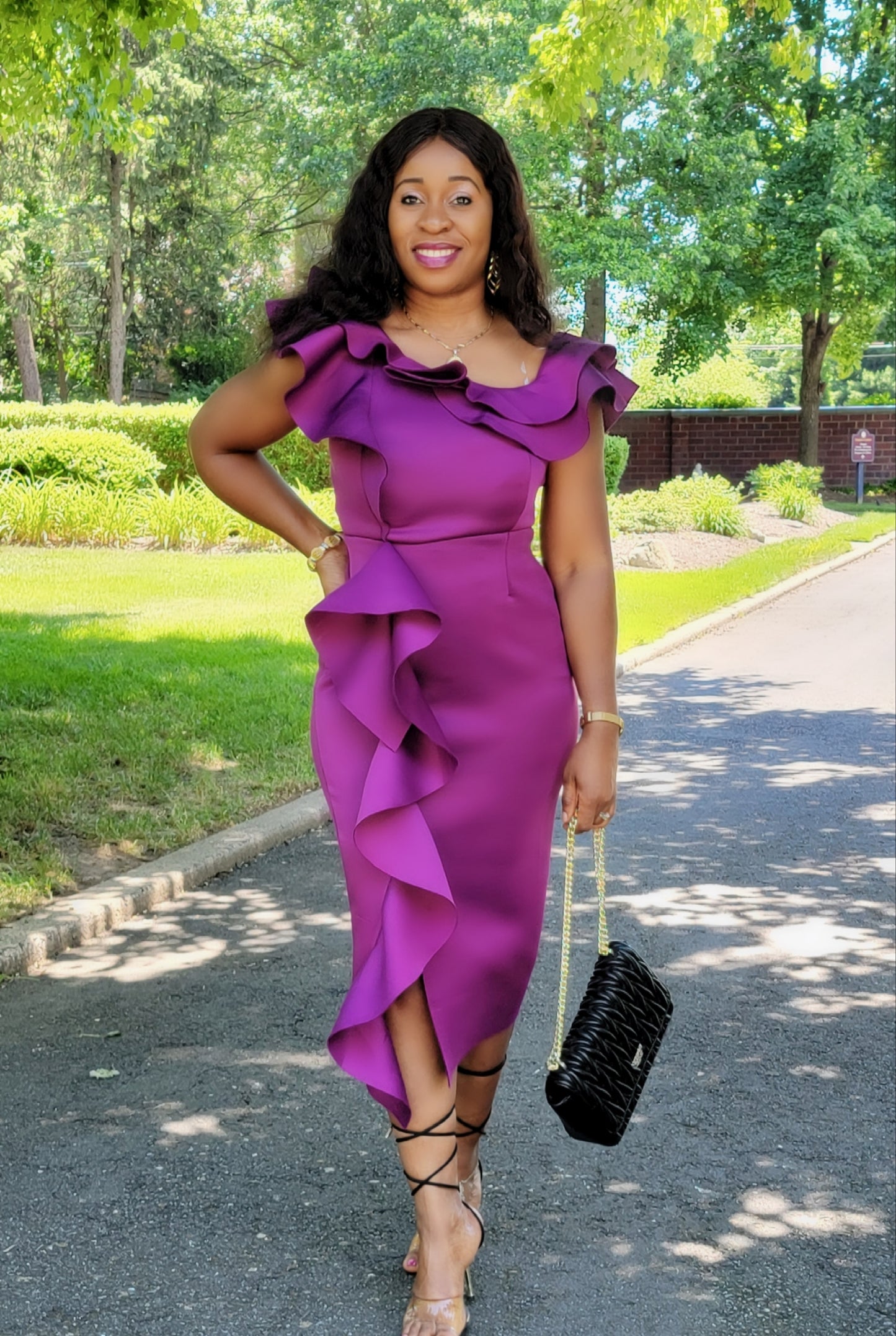 Total Diva Ruffle Dress