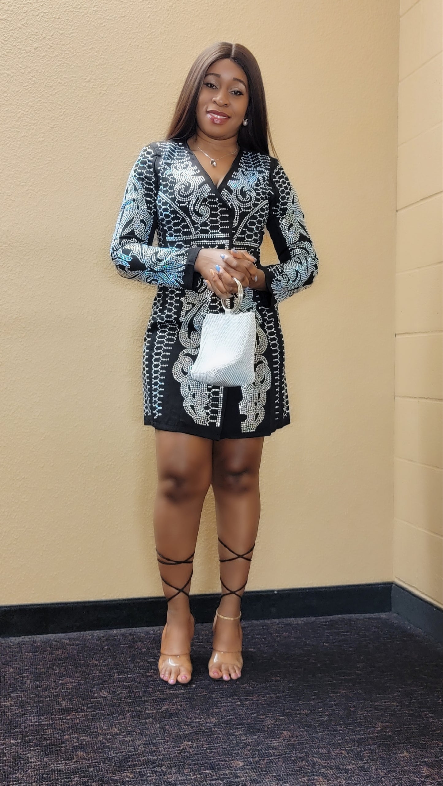 Eva Rhinestones Dress