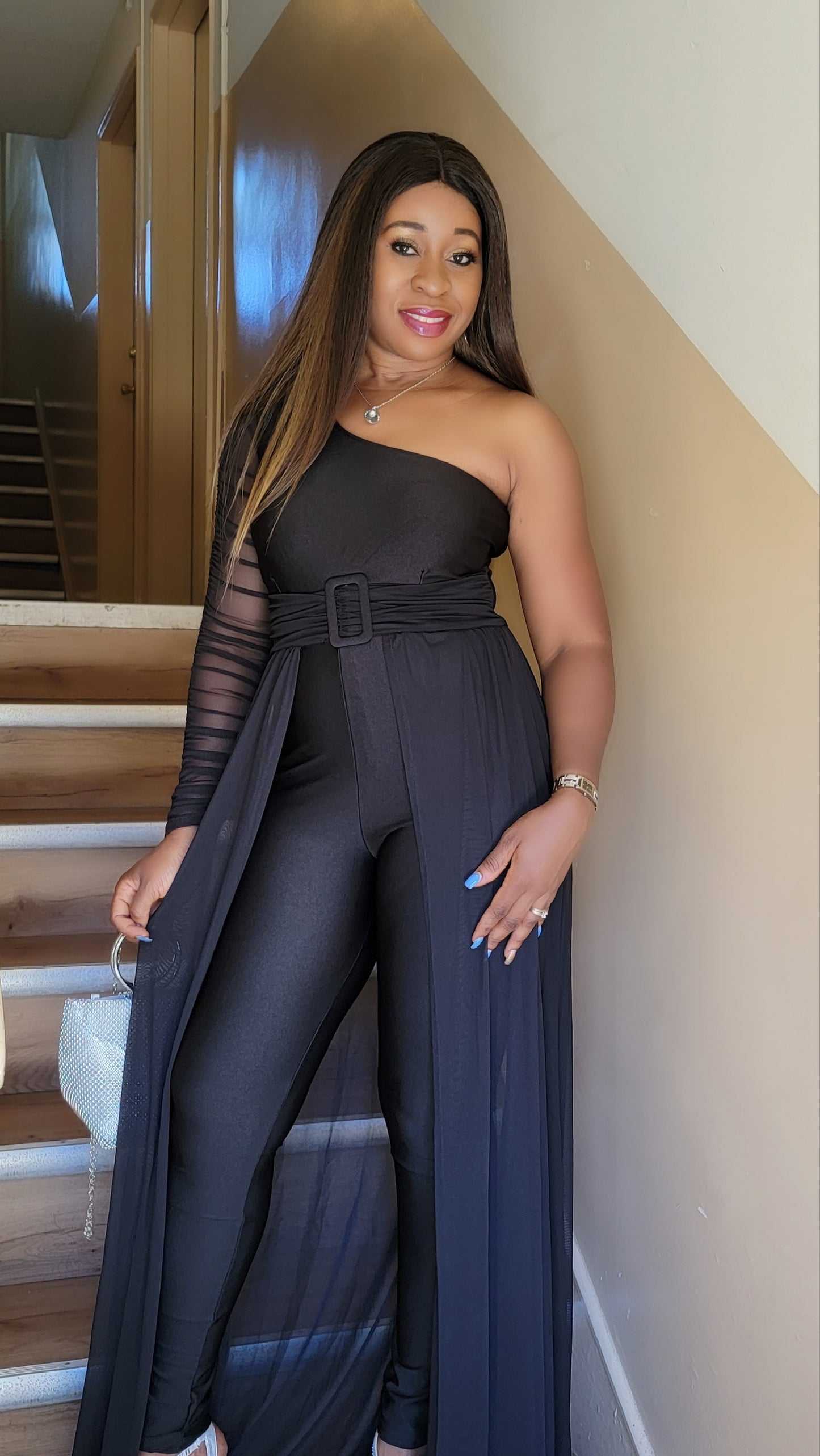 Andrea One Shoulder Jumpsuit