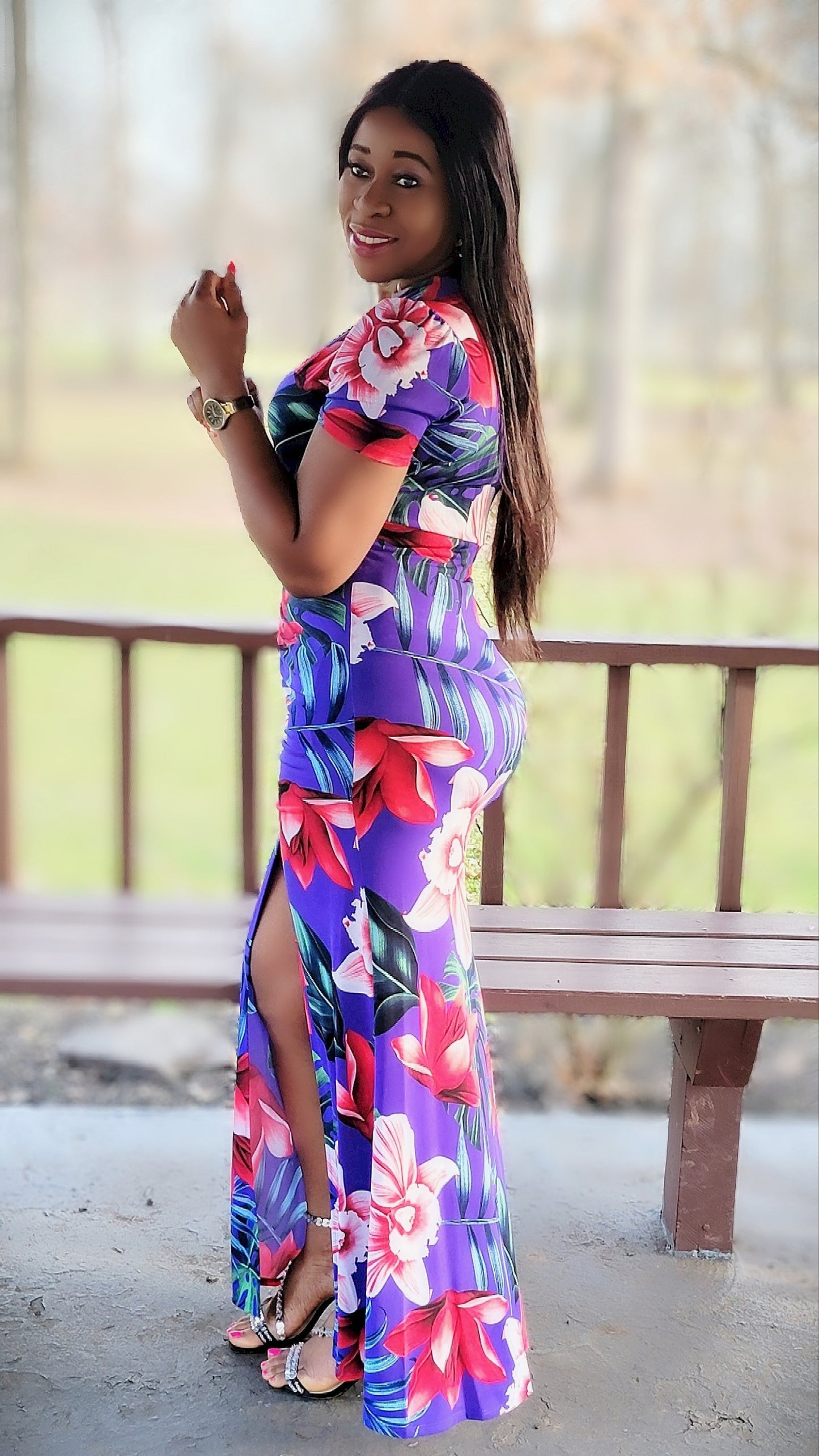 Rose Flower Dress