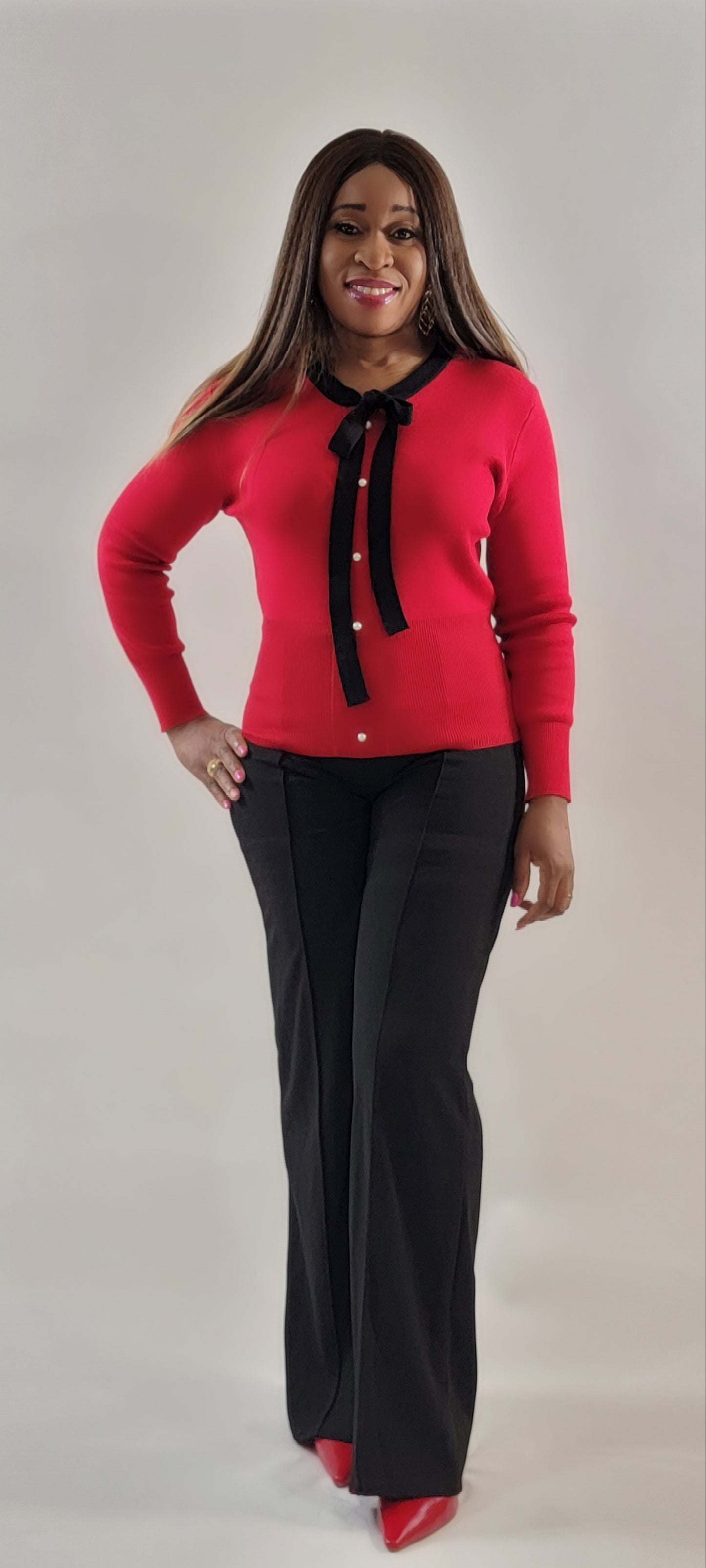 Sky Babe Top( Red)