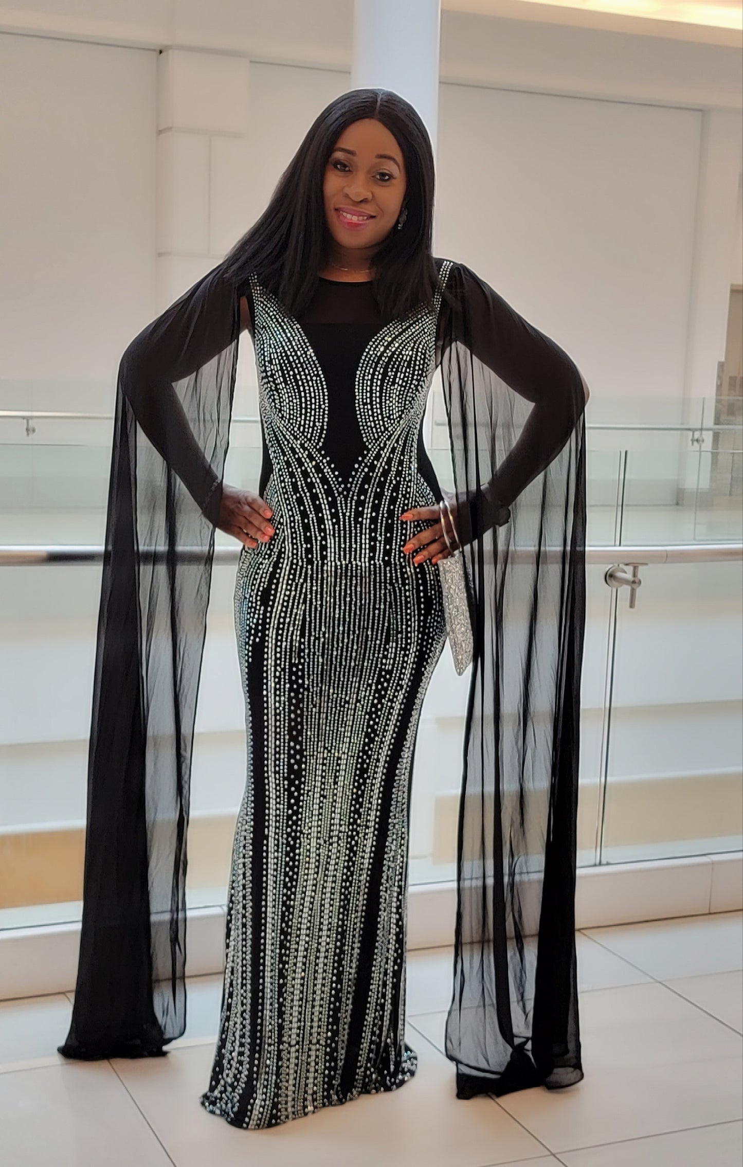 Sylvia Rhinestones Dress