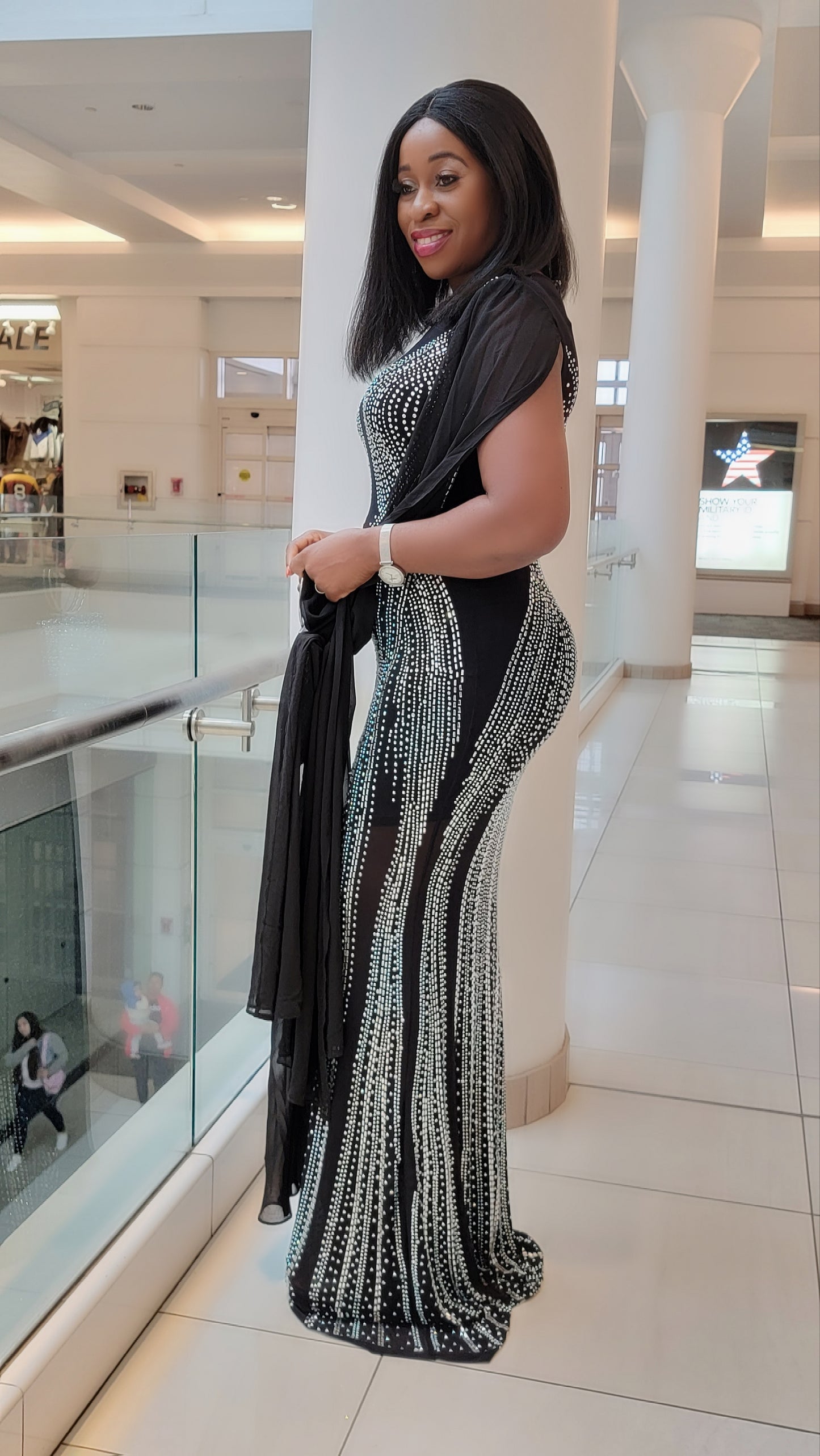 Sylvia Rhinestones Dress