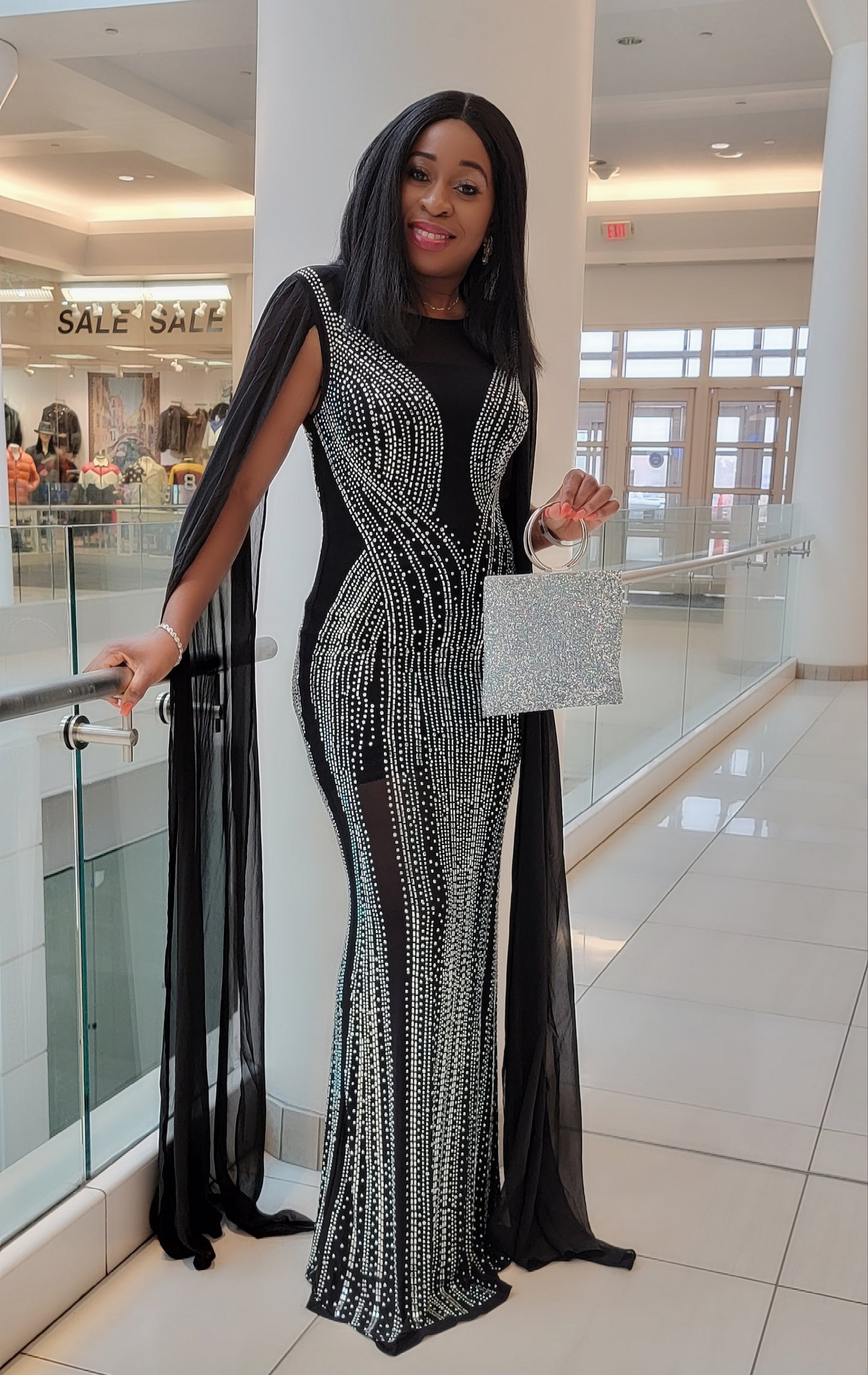 Sylvia Rhinestones Dress