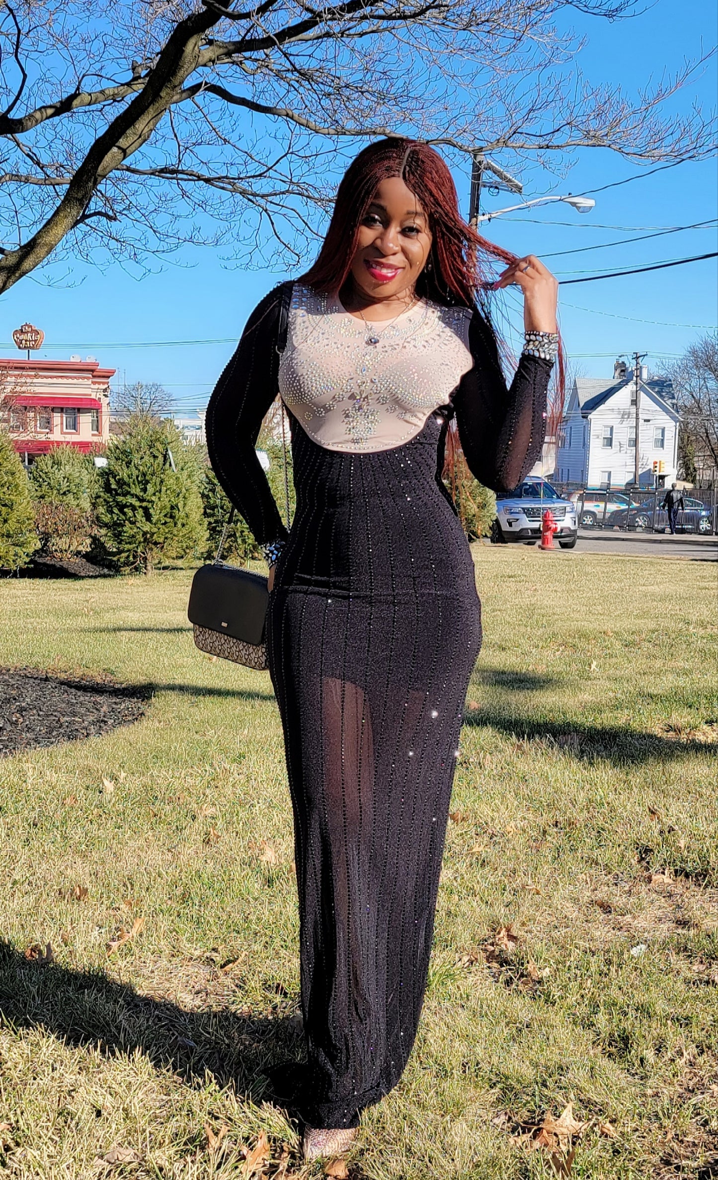 Luxury Cutie Rhinestones Dress