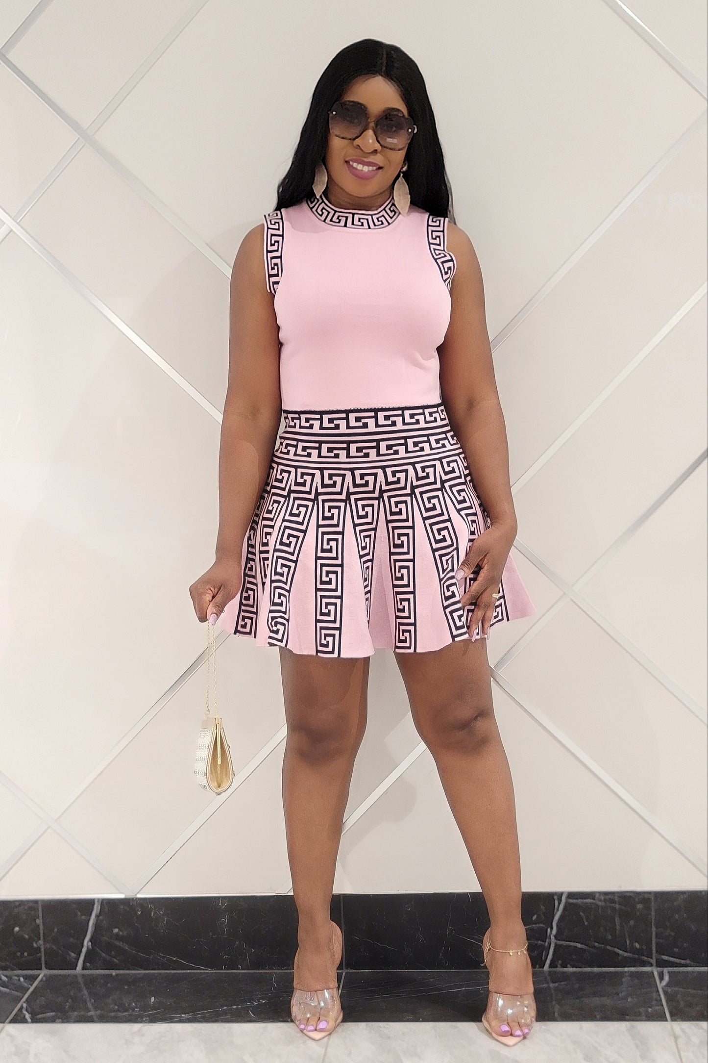 Flawless Babe Dress(Pink)