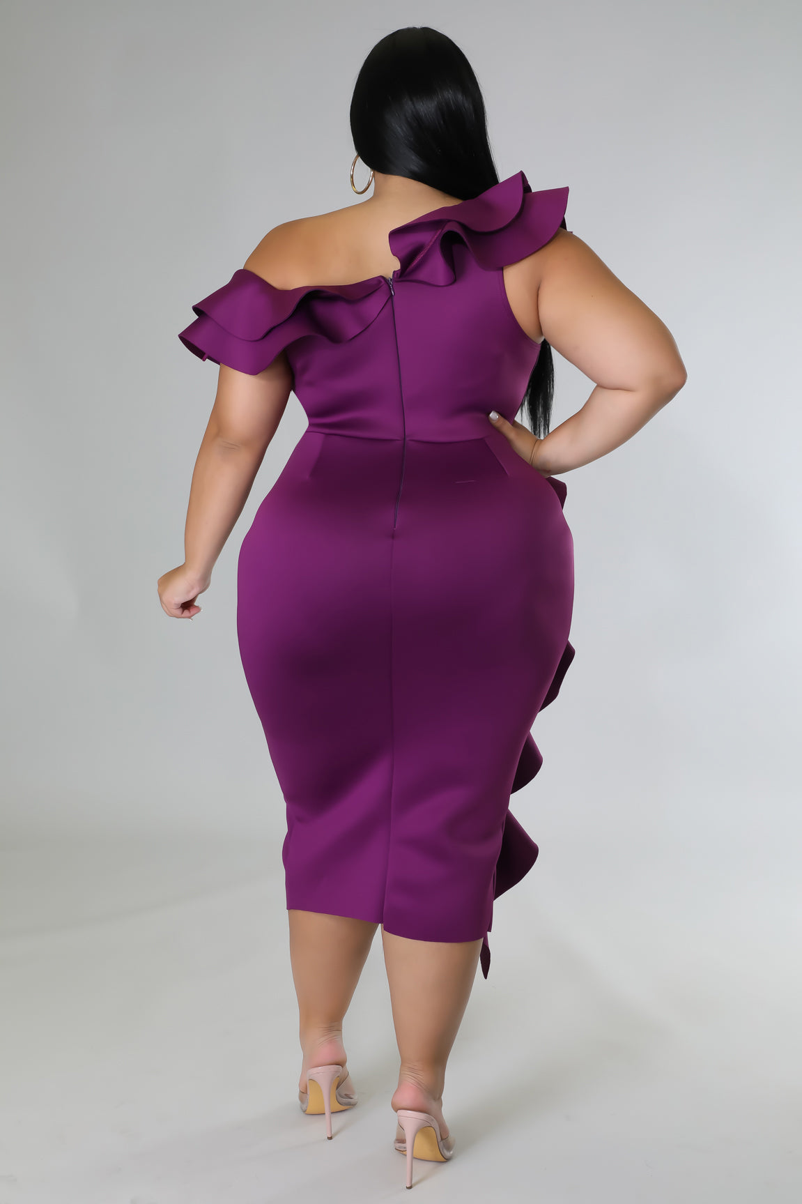 Total Diva Ruffle Dress (Plus)