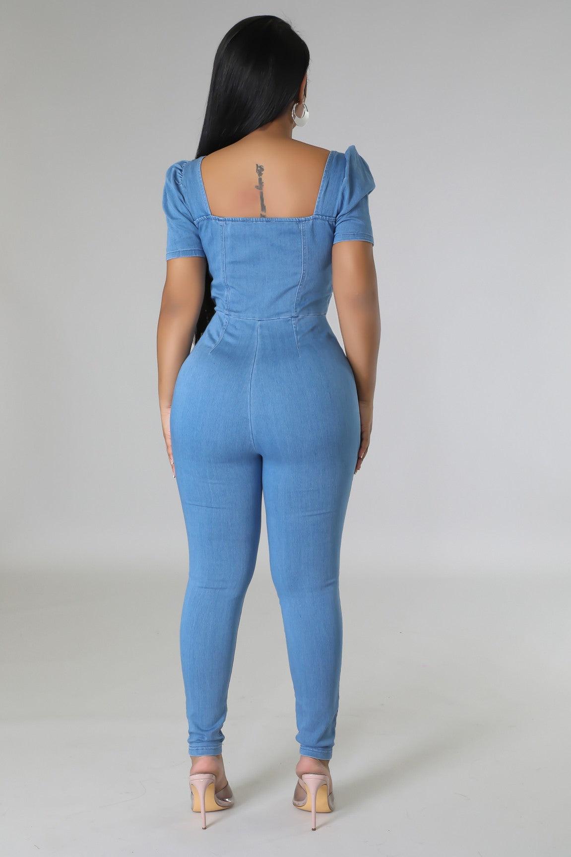 Best Moments Denim Jumpsuit