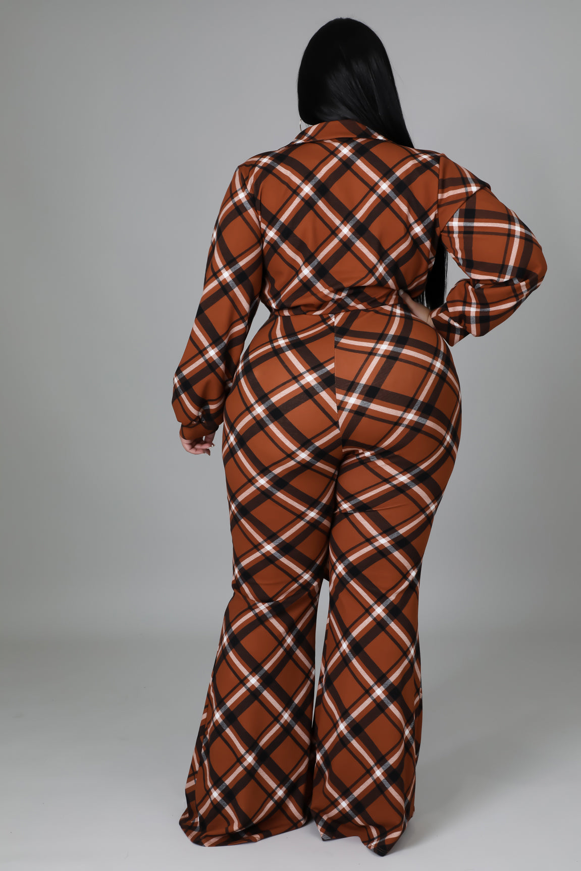 Brooklyn Plaid Jumpsuit