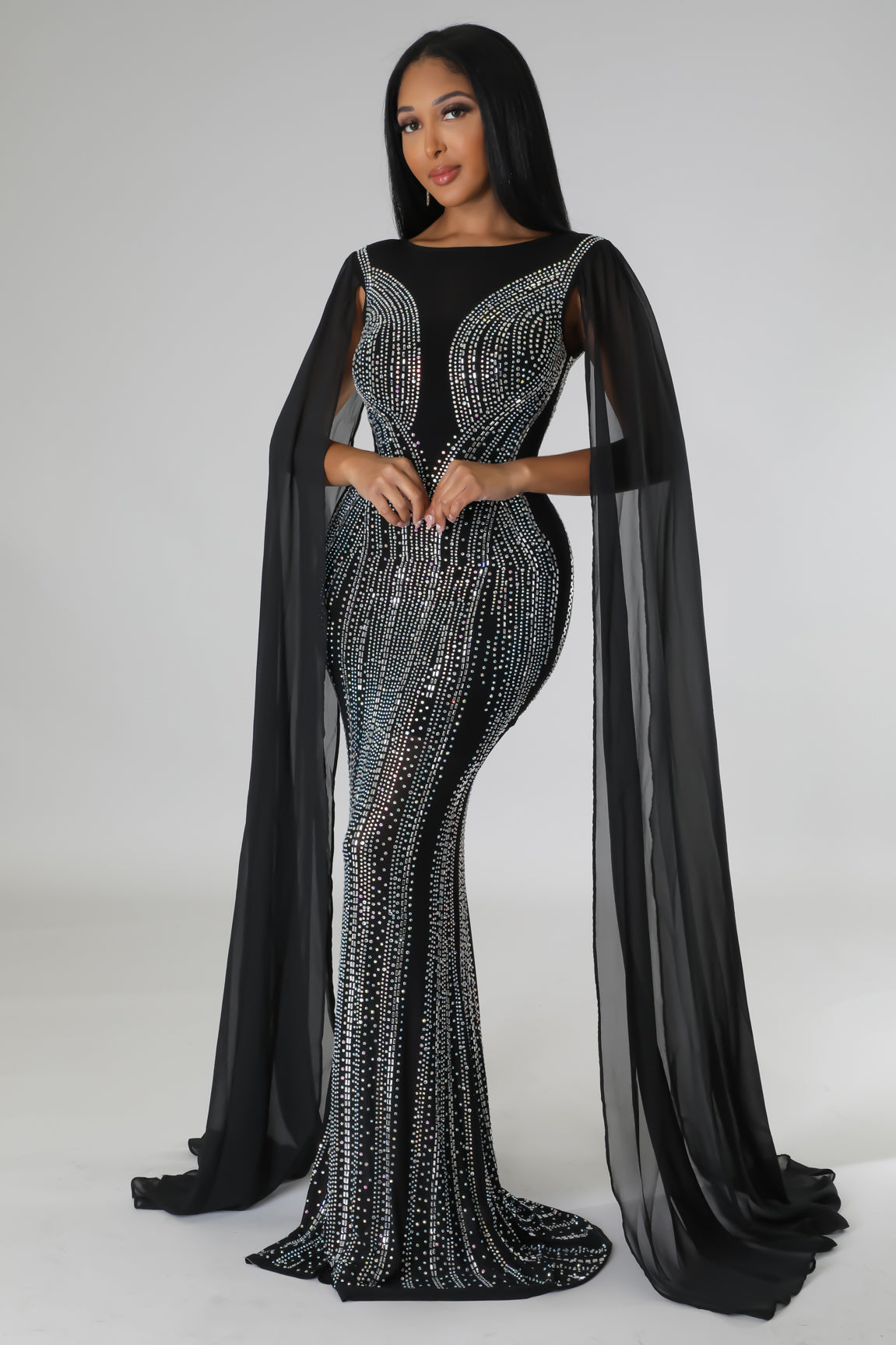 Sylvia Rhinestones Dress