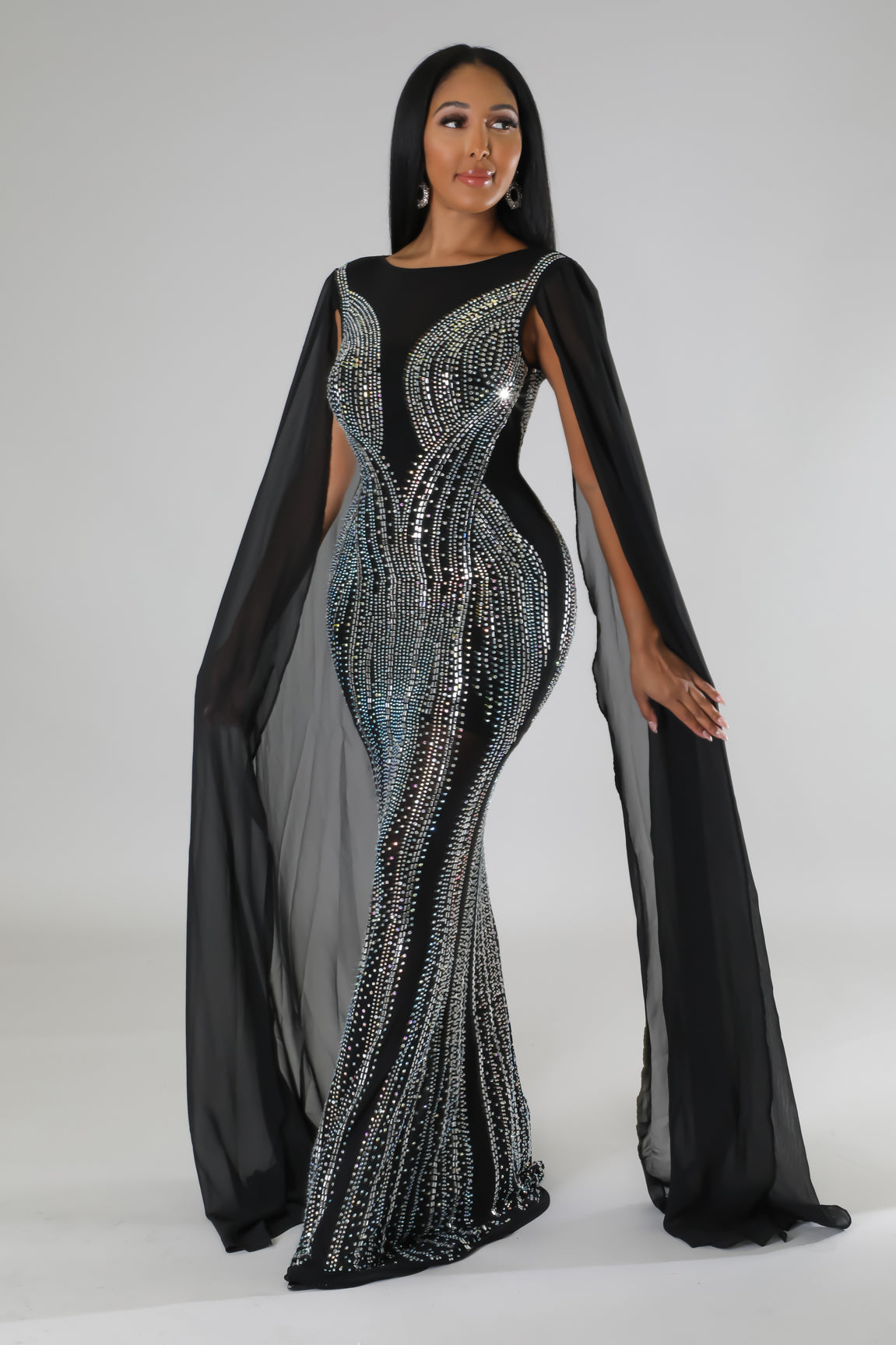 Sylvia Rhinestones Dress