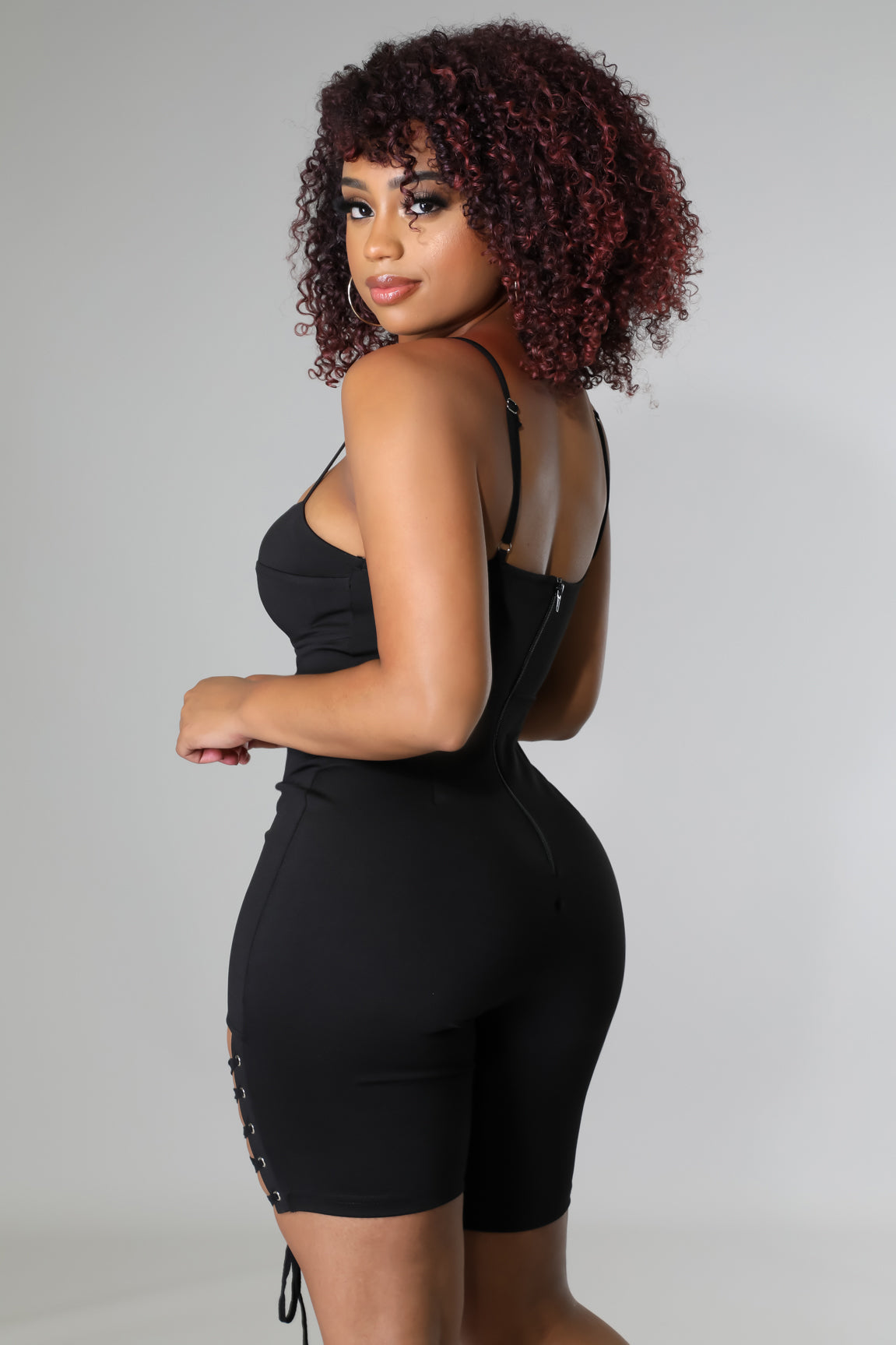 Looking Fabulous Romper (Black)