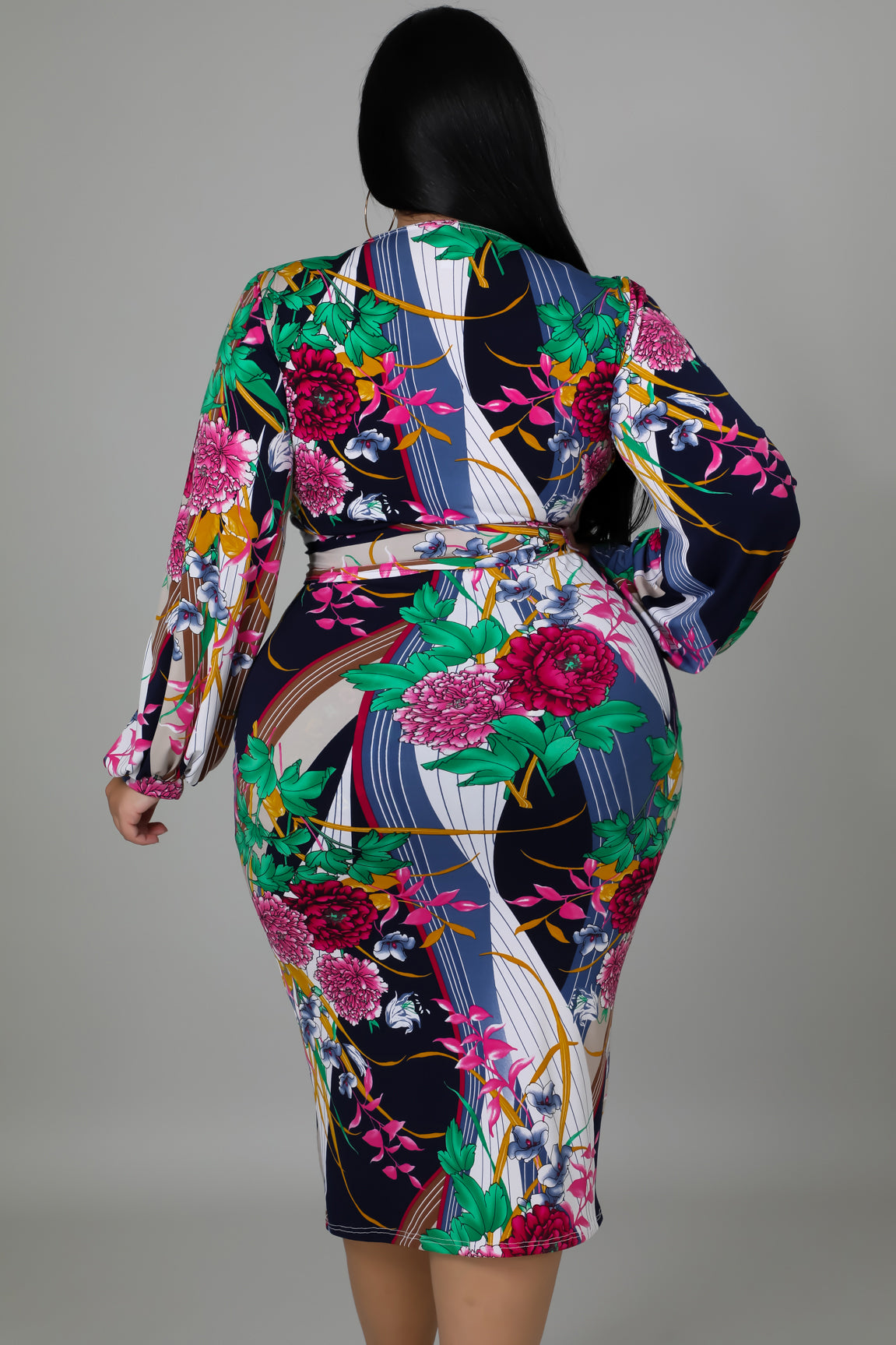 Lia Unique Florals Dress