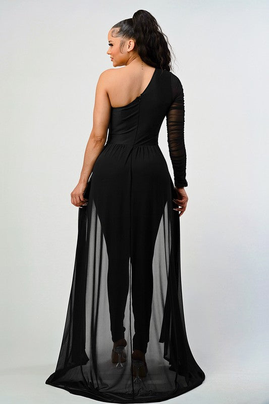 Andrea One Shoulder Jumpsuit