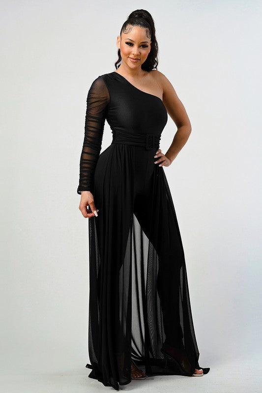 Andrea One Shoulder Jumpsuit