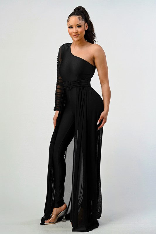 Andrea One Shoulder Jumpsuit