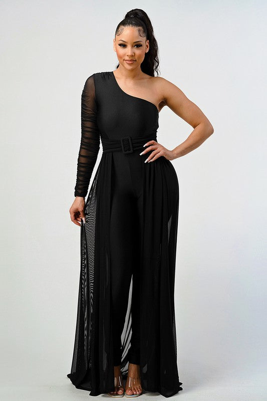 Andrea One Shoulder Jumpsuit
