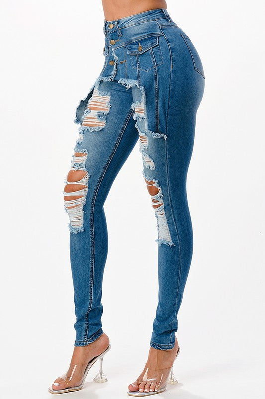 Danniel Stretchy Button Up Jacket Jeans