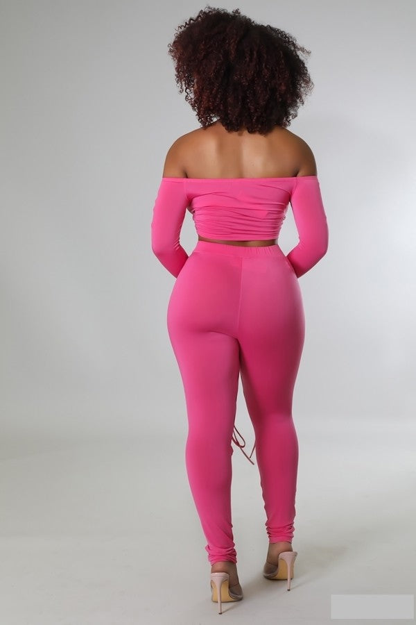 Fabulous Diva 2 Piece Set ( Pink)