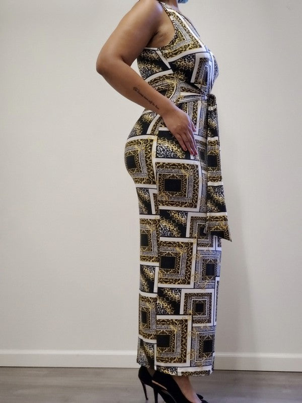 Fancy Front Tie Dress