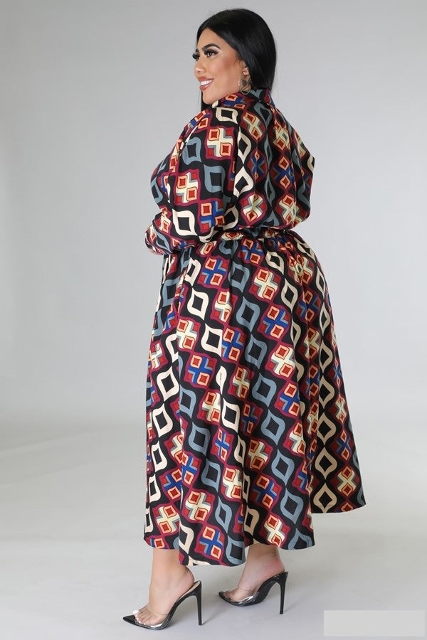 Beauty Sunset Dress (Plus Size)