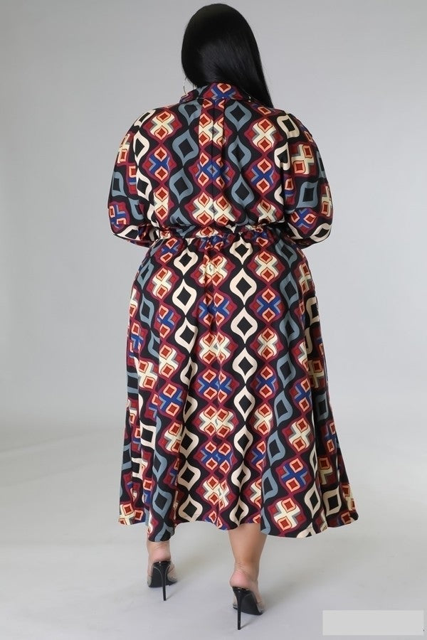 Beauty Sunset Dress (Plus Size)