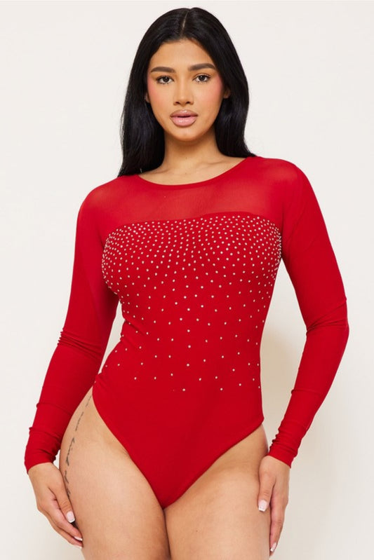Ms Unique Bodysuit (Red)