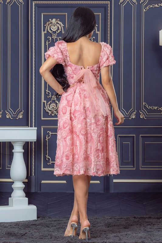 Chiffon Flower Dress