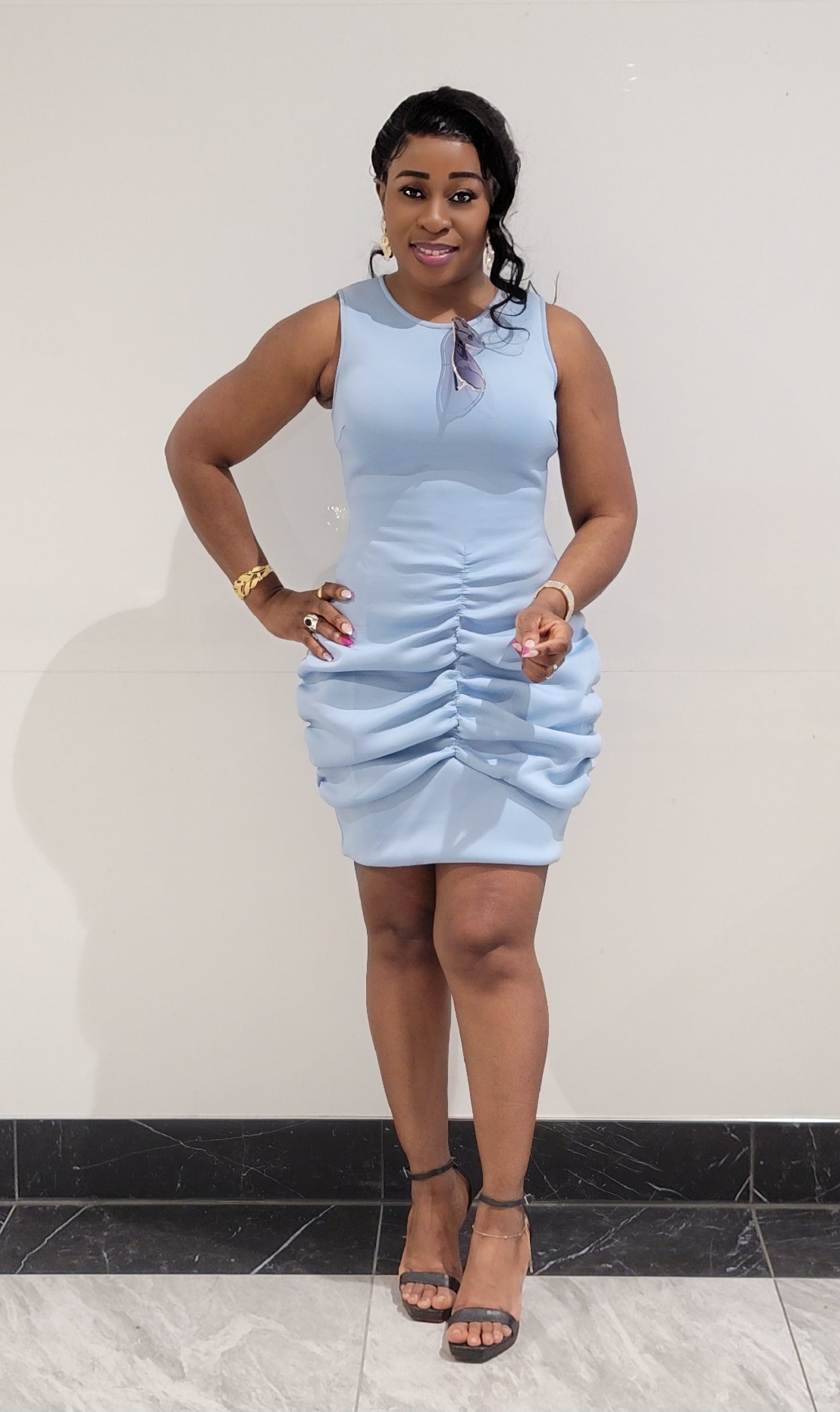 Sweet Feeling Dress {Blue}