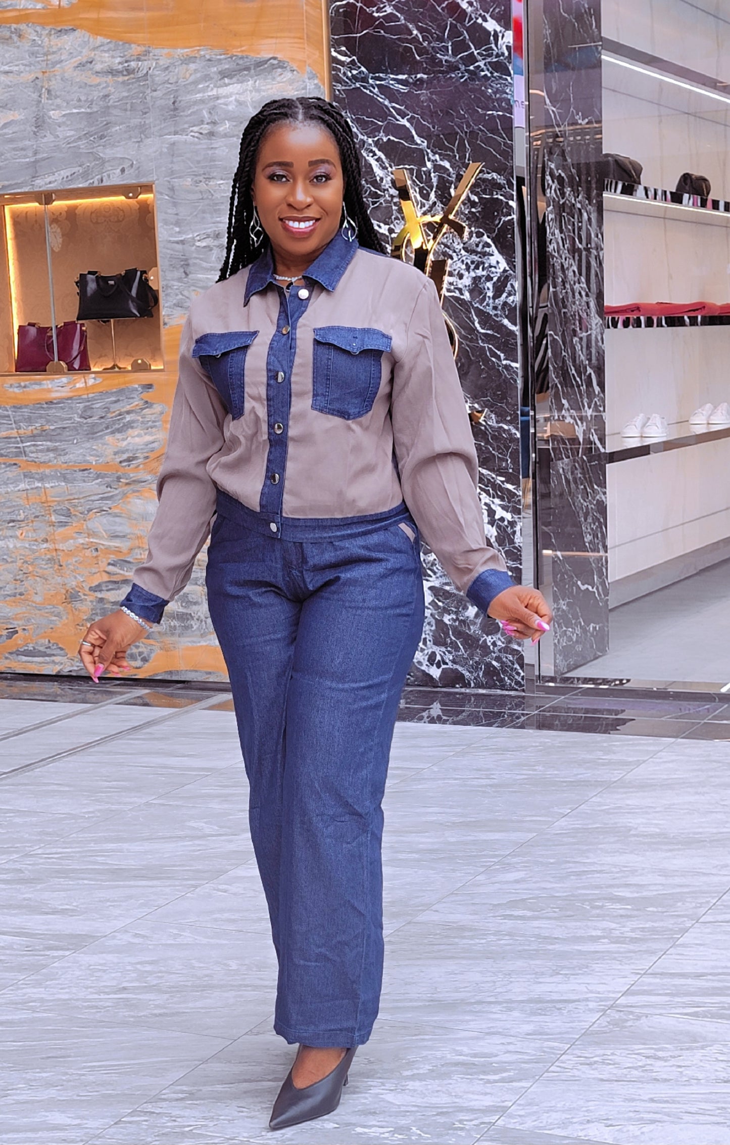 Tonia 2 Piece Denim Set