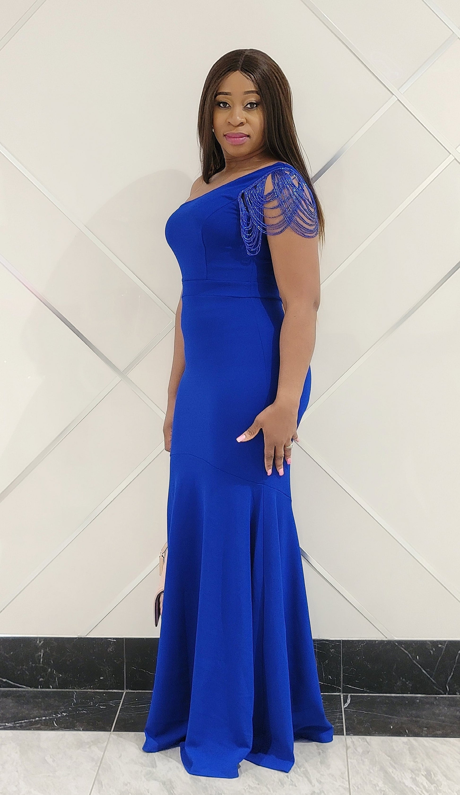 Angel Dress (Blue) Fancyevans Boutique Angel Dress (Blue) Fancyevans Boutique
