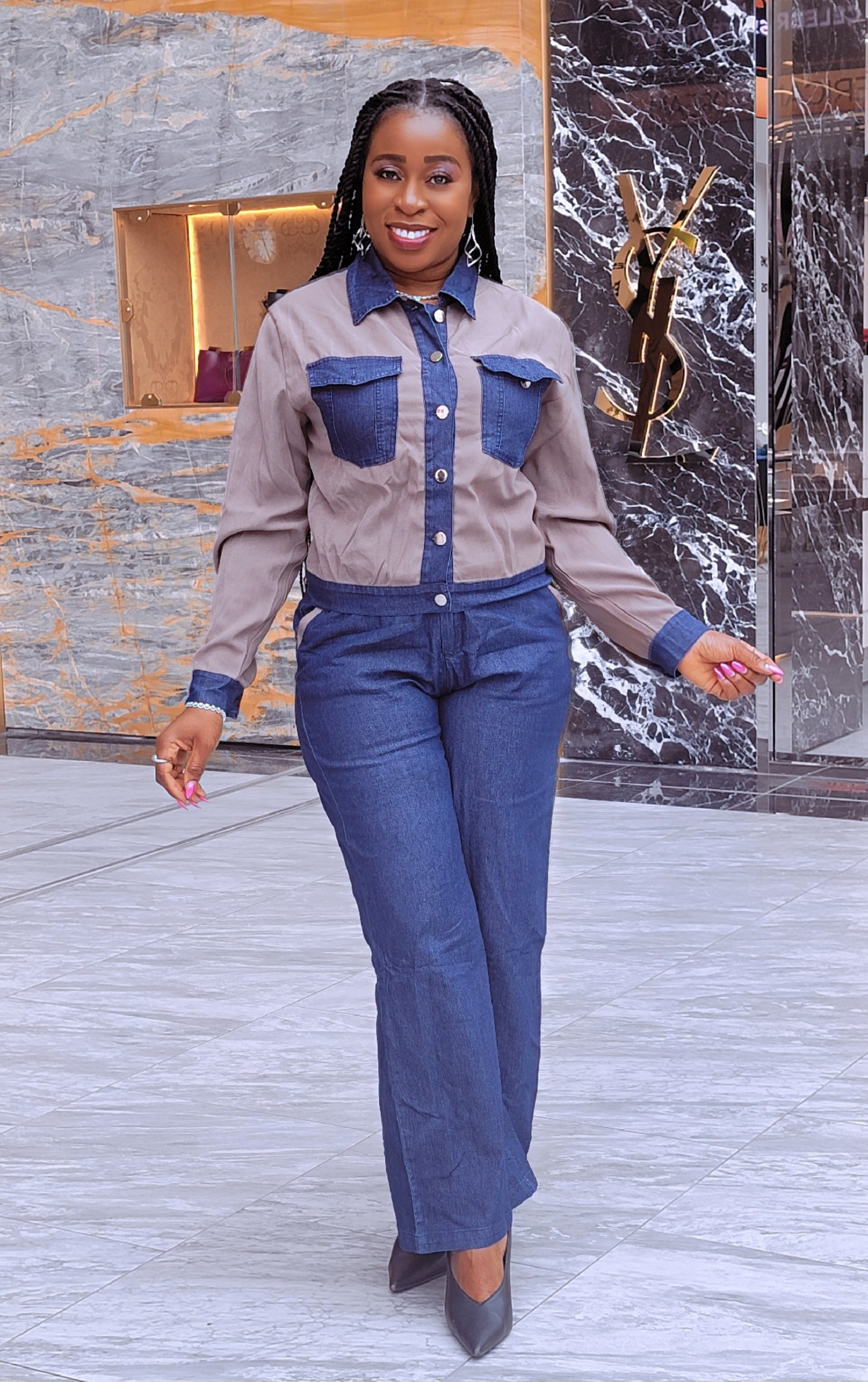 Tonia 2 Piece Denim Set