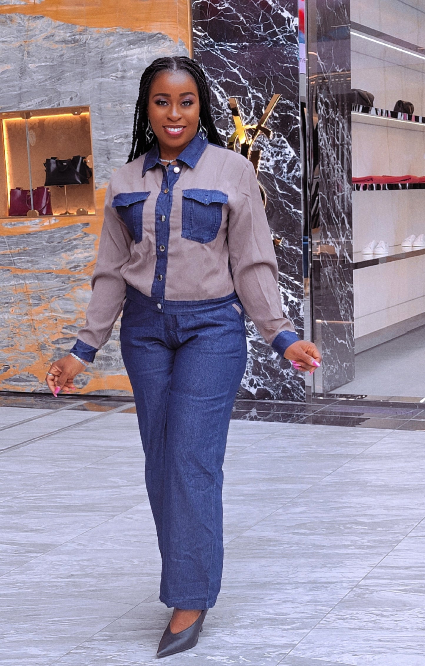 Tonia 2 Piece Denim Set