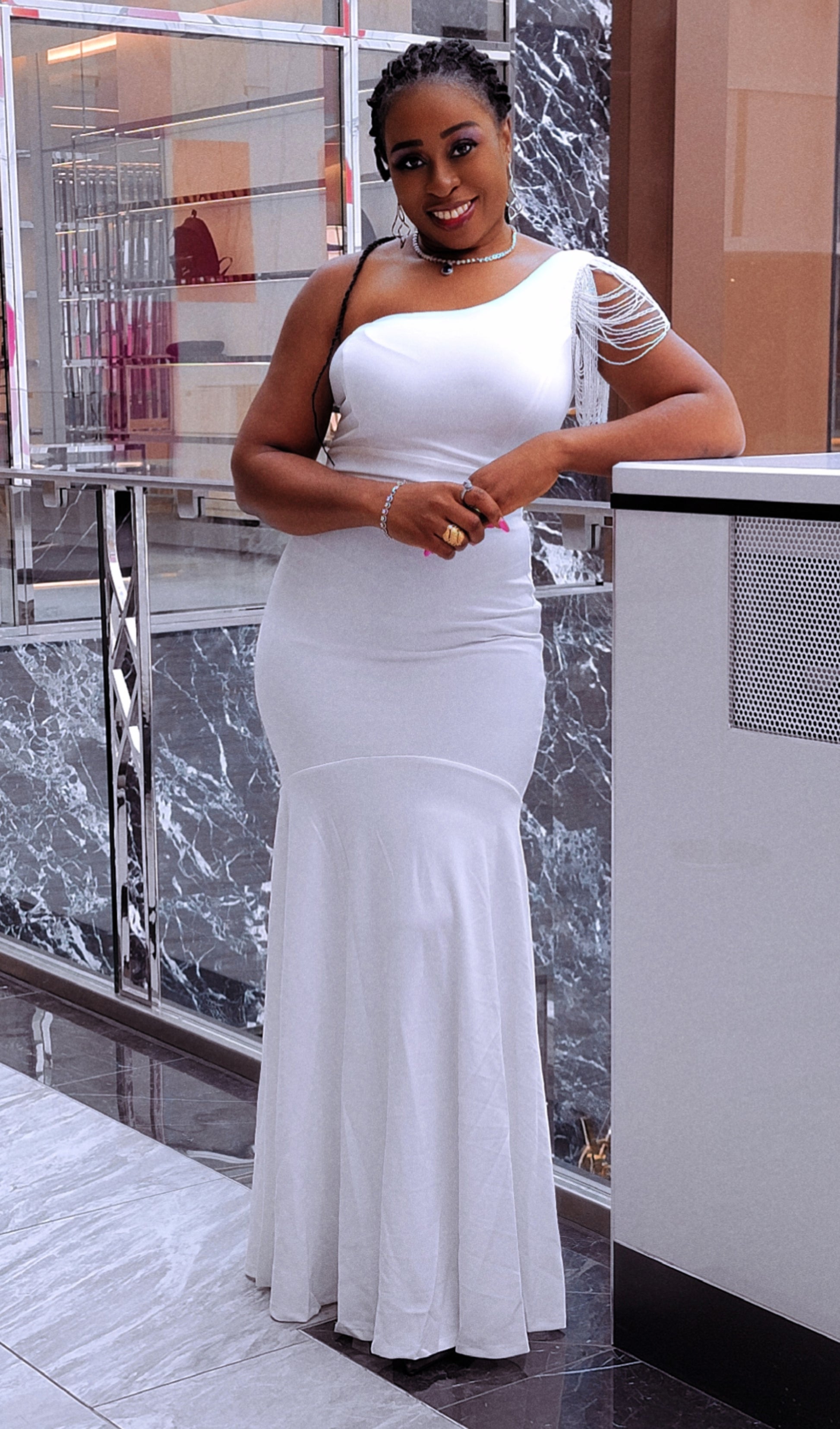 angel dress Angel Dress (White) – Fancyevans Boutique