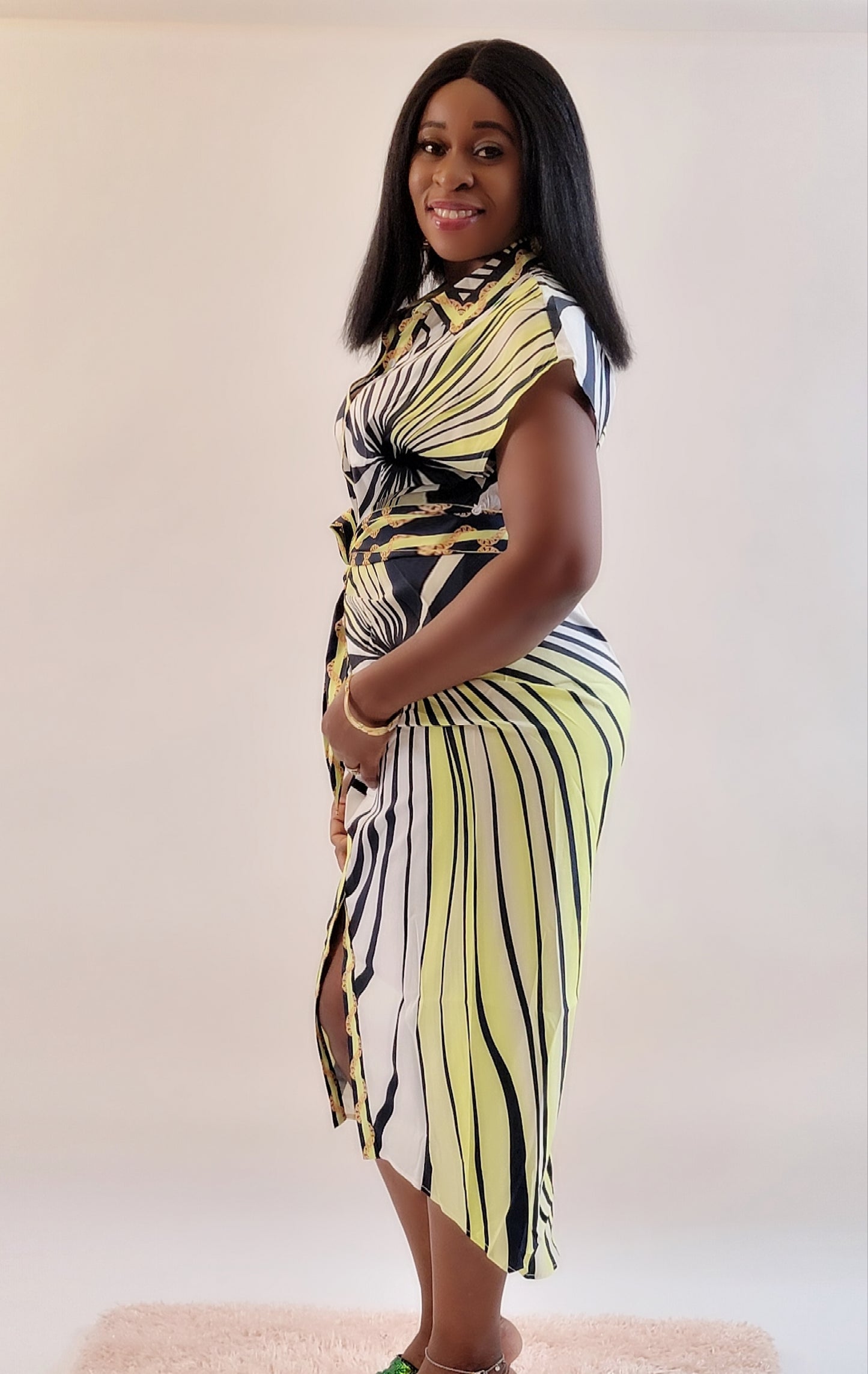Evergreen Dress ( Lime)