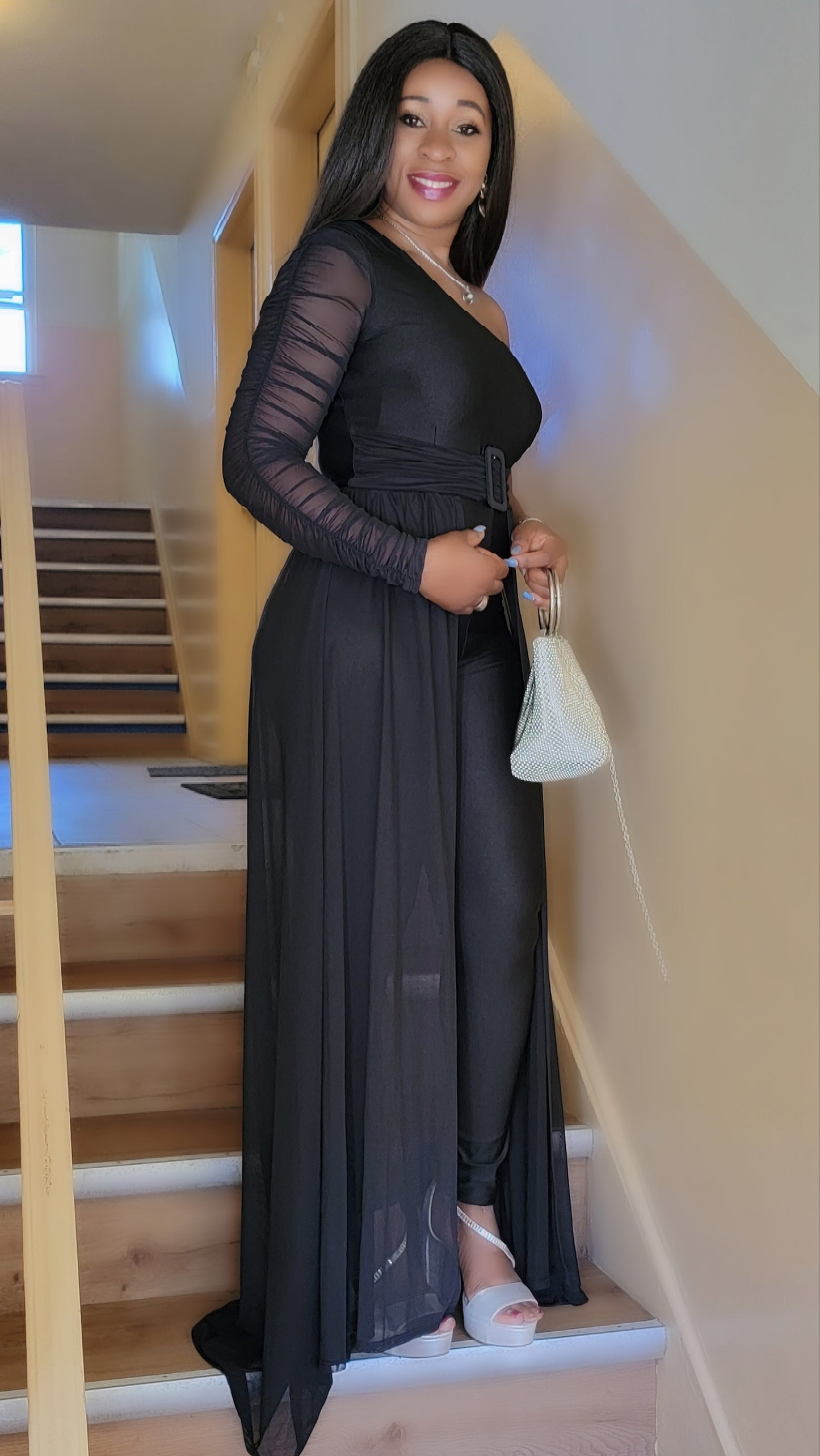 Andrea One Shoulder Jumpsuit