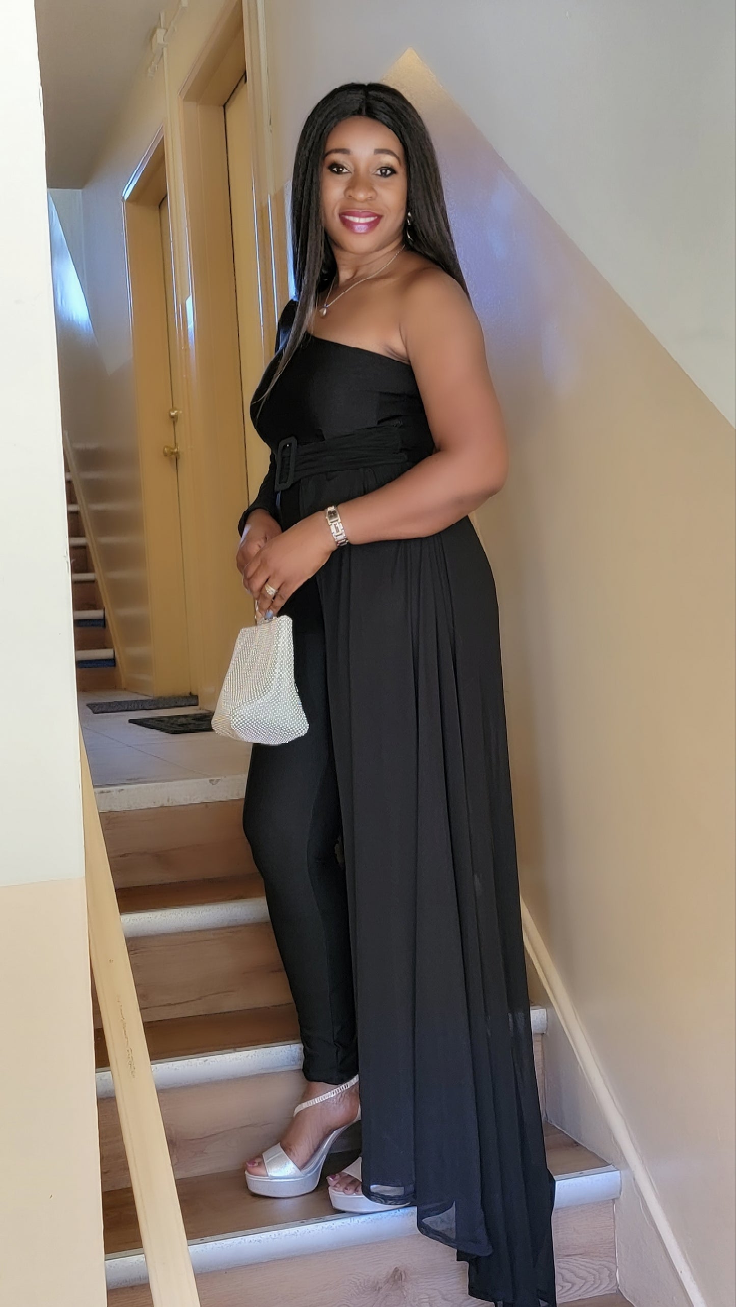 Andrea One Shoulder Jumpsuit