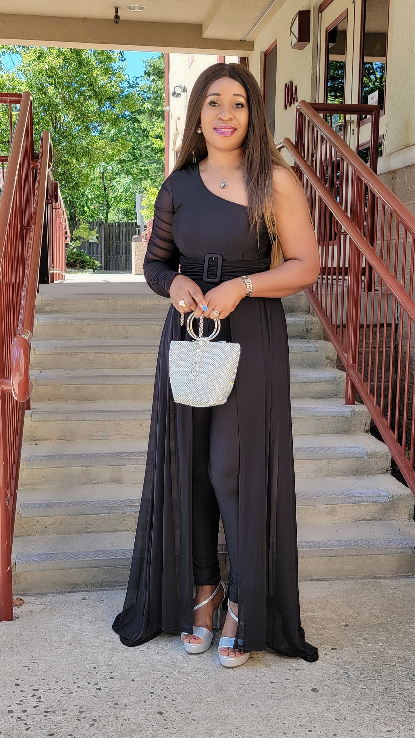 Andrea One Shoulder Jumpsuit