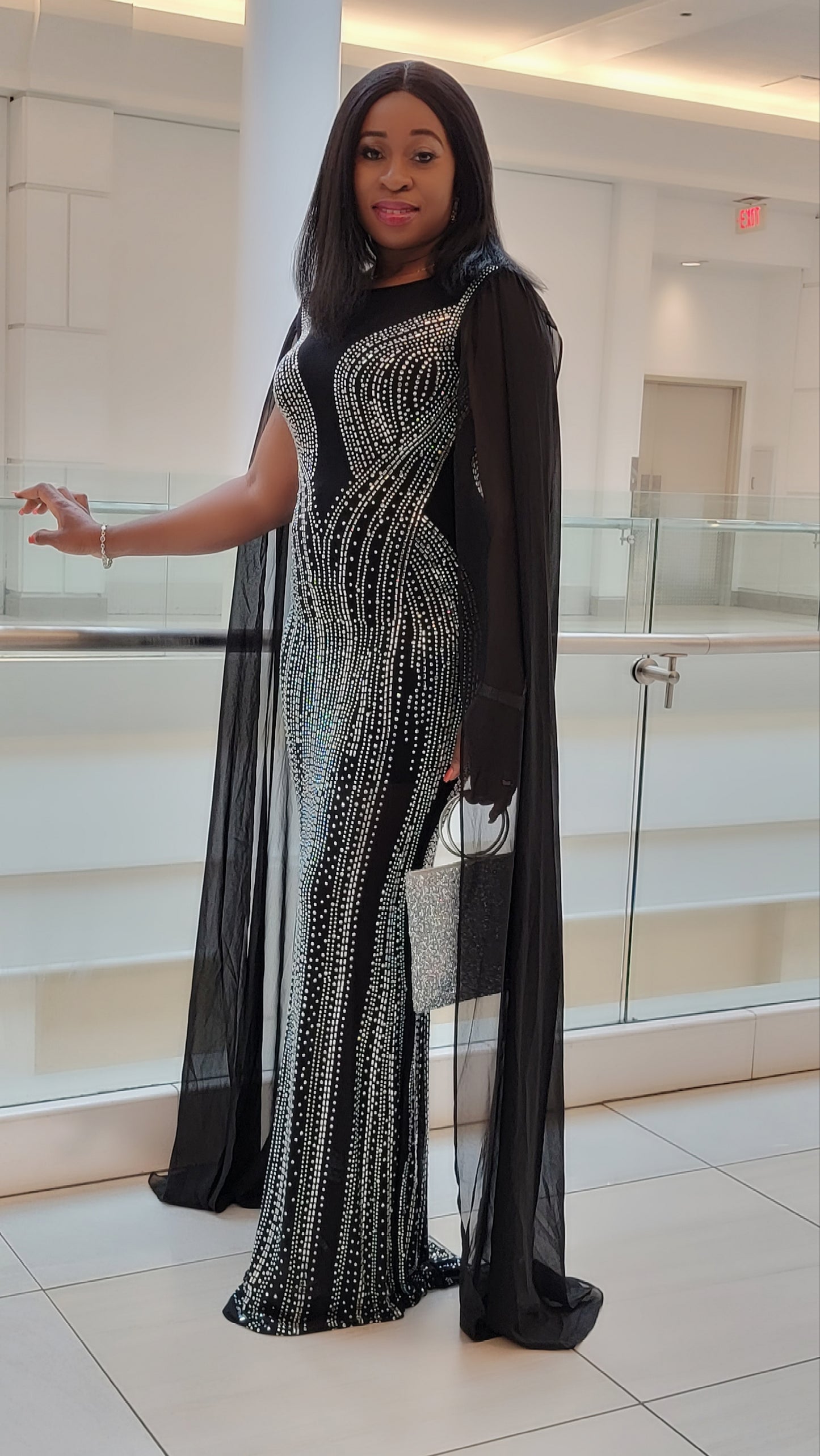 Sylvia Rhinestones Dress