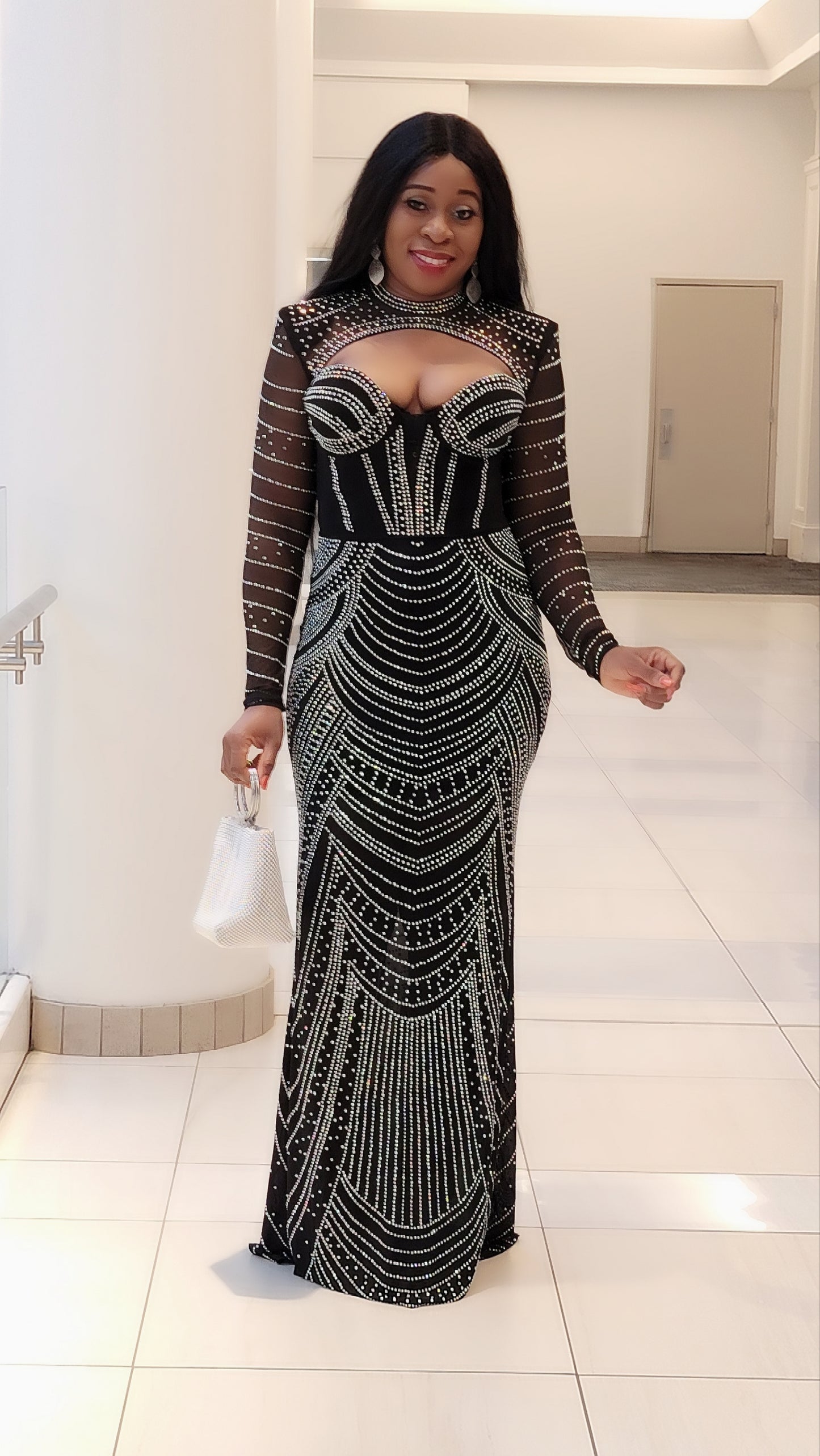 Valentino Rhinestones Dress