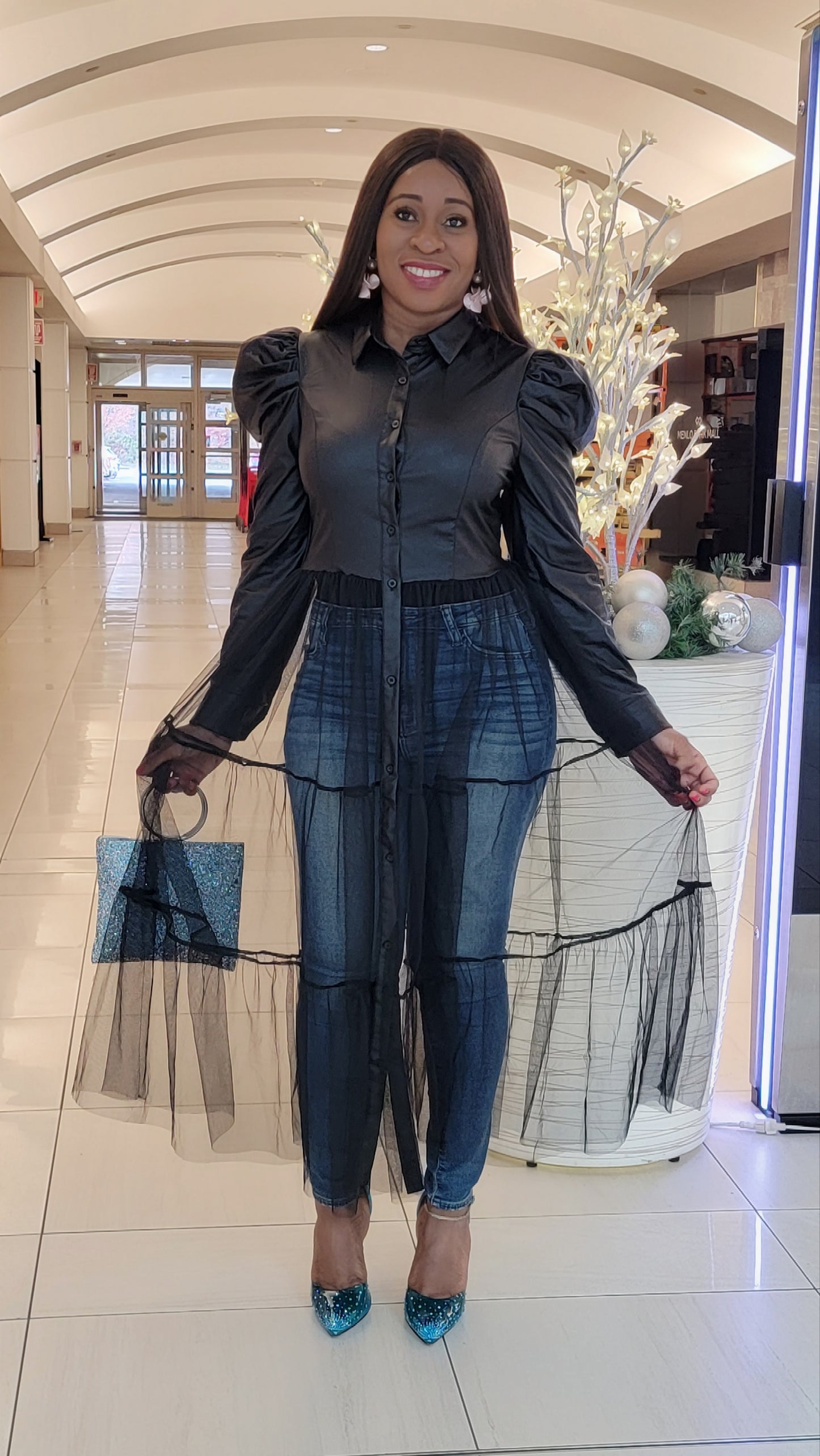 Valerie Faux Leather Dress